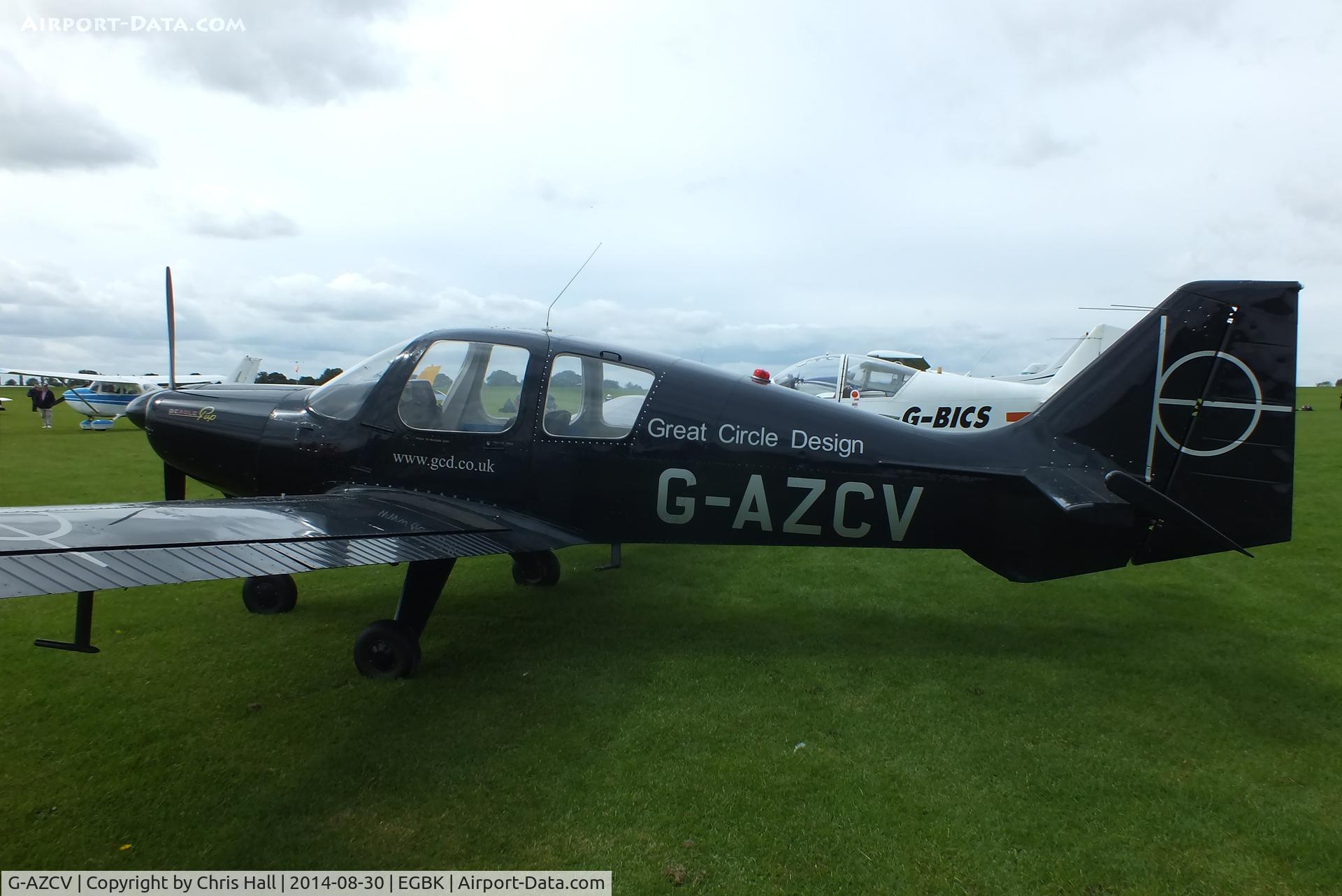 G-AZCV, 1970 Beagle B-121 Pup Series 2 (Pup 150) C/N B121-163, at the LAA Rally 2014, Sywell