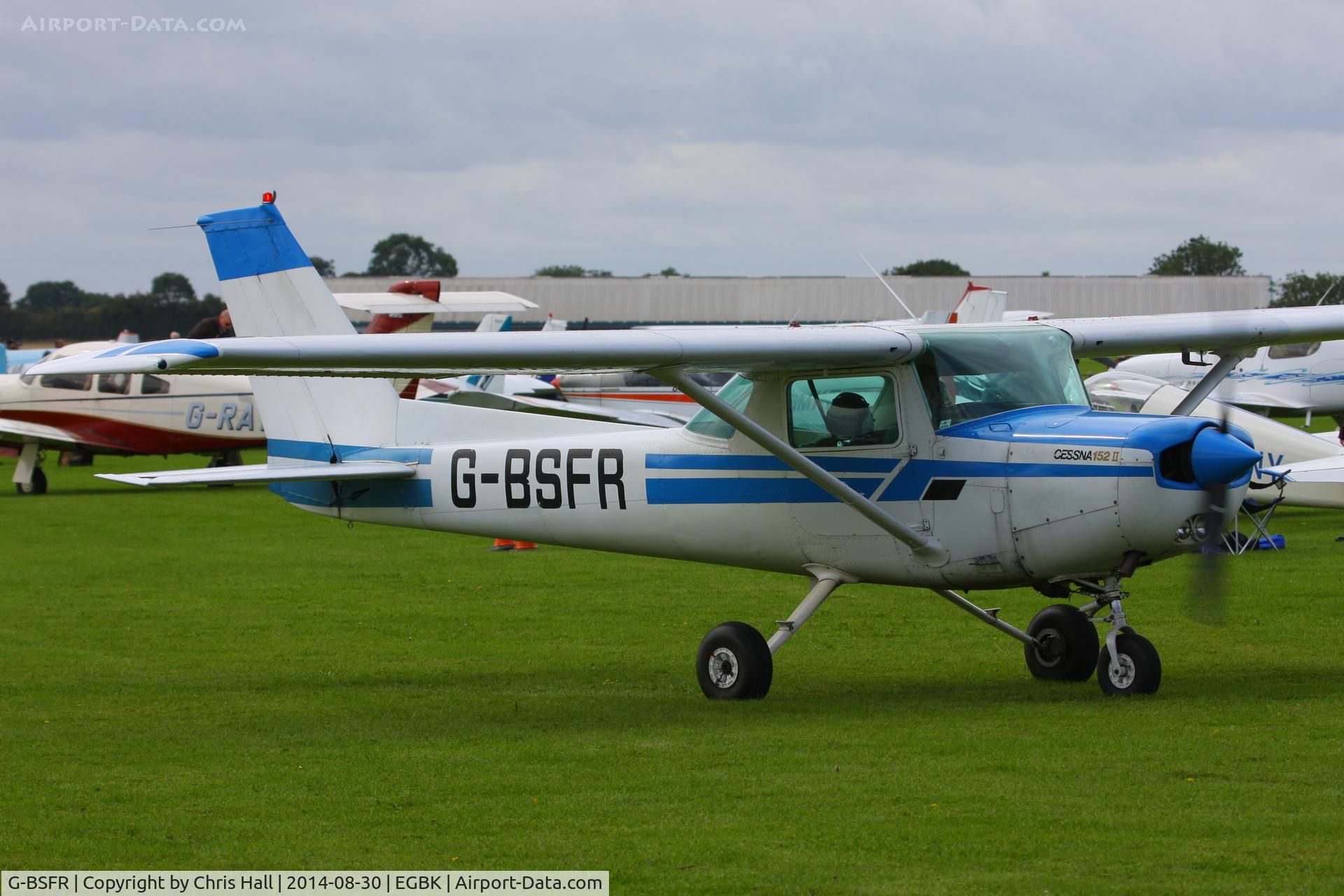 G-BSFR, 1979 Cessna 152 C/N 152-82268, at the LAA Rally 2014, Sywell