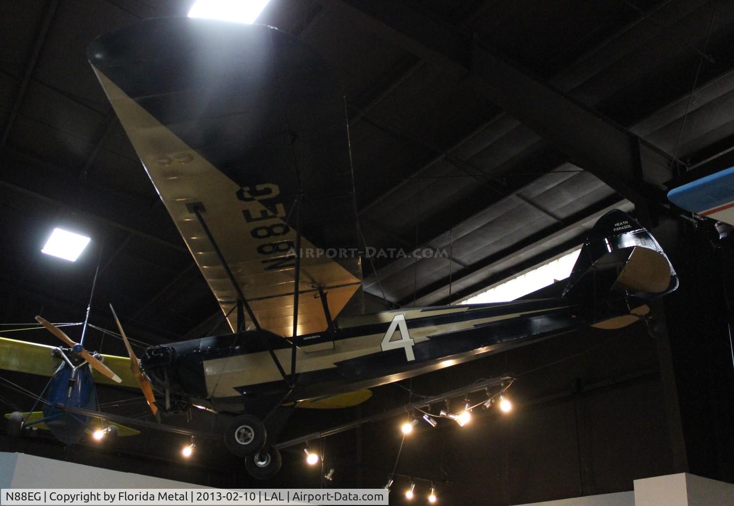 N88EG, 1983 Heath LNA-40 Super Parasol C/N 41919, Heath LNA-40 Super Parasol at Sun N Fun museum