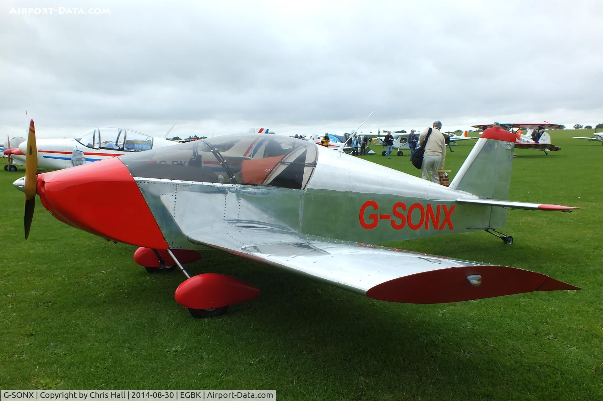 G-SONX, 2010 Sonex Sonex C/N LAA 337-14776, at the LAA Rally 2014, Sywell