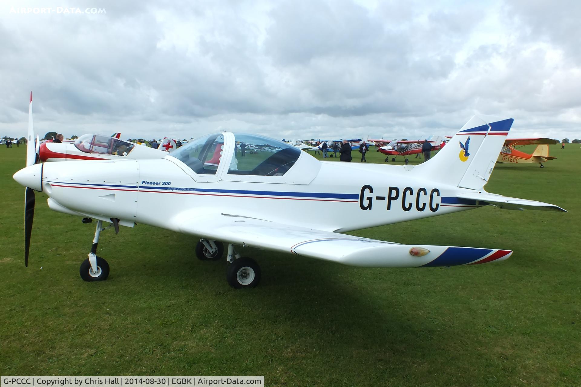 G-PCCC, 2004 Alpi Aviation Pioneer 300 C/N PFA 330-14220, at the LAA Rally 2014, Sywell