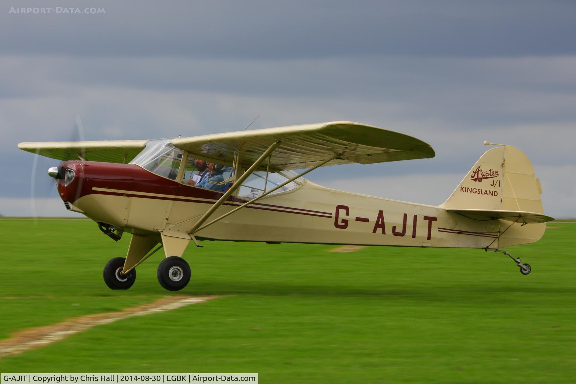 G-AJIT, 1946 Auster J-1 Kingsland C/N 2337, at the LAA Rally 2014, Sywell