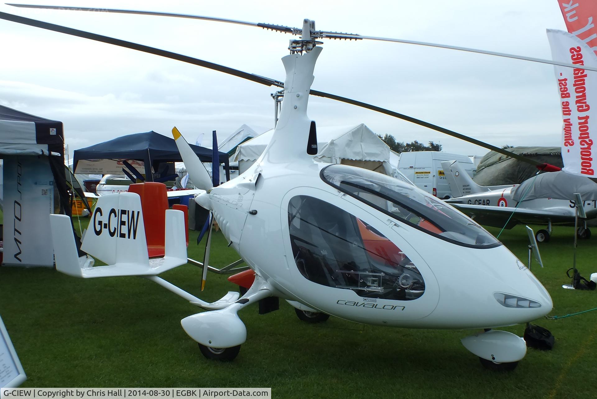 G-CIEW, 2014 Rotorsport UK Cavalon C/N RSUK/CVLN/011, at the LAA Rally 2014, Sywell
