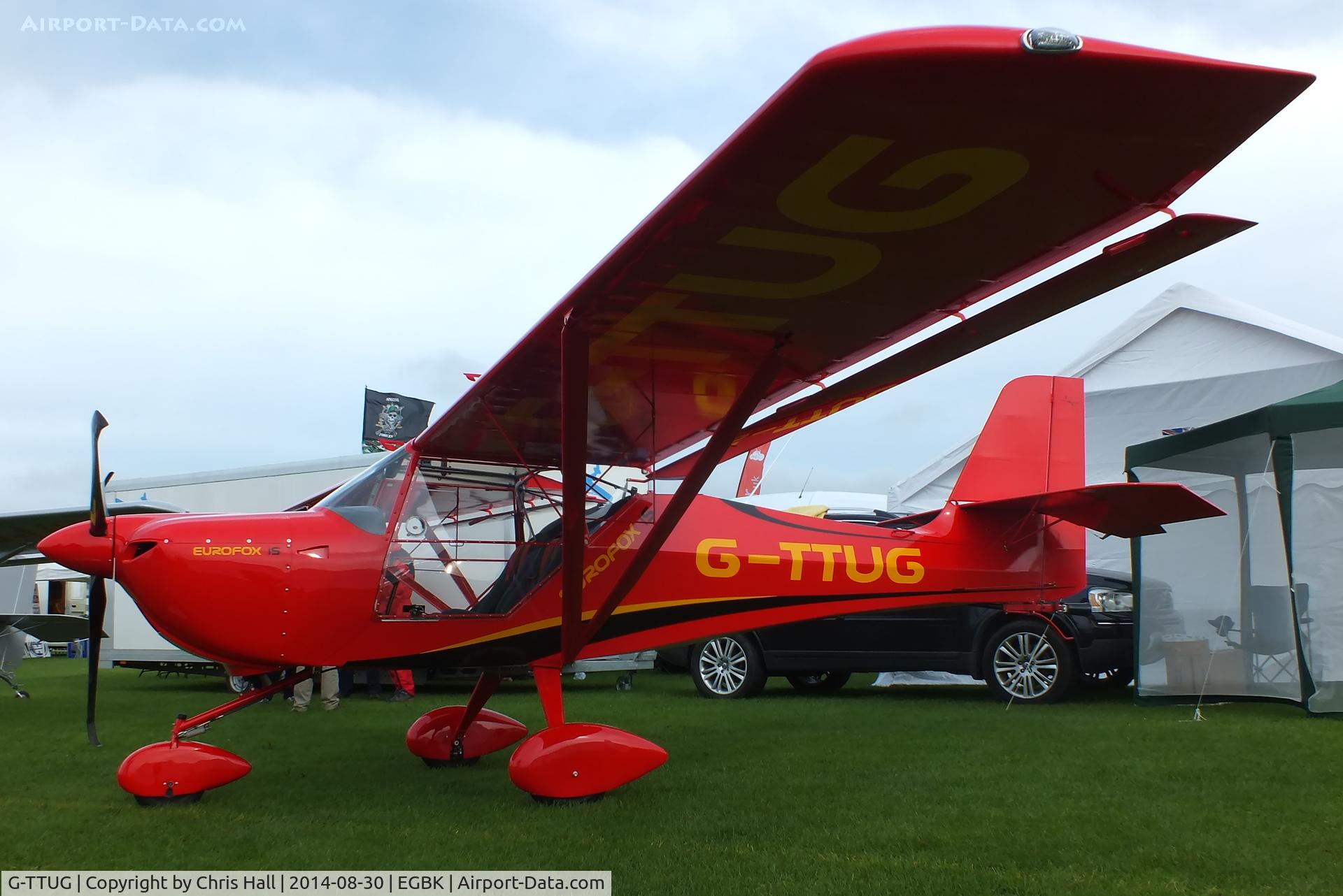 G-TTUG, 2013 Aeropro Eurofox 912(S) C/N LAA 376-15213, at the LAA Rally 2014, Sywell