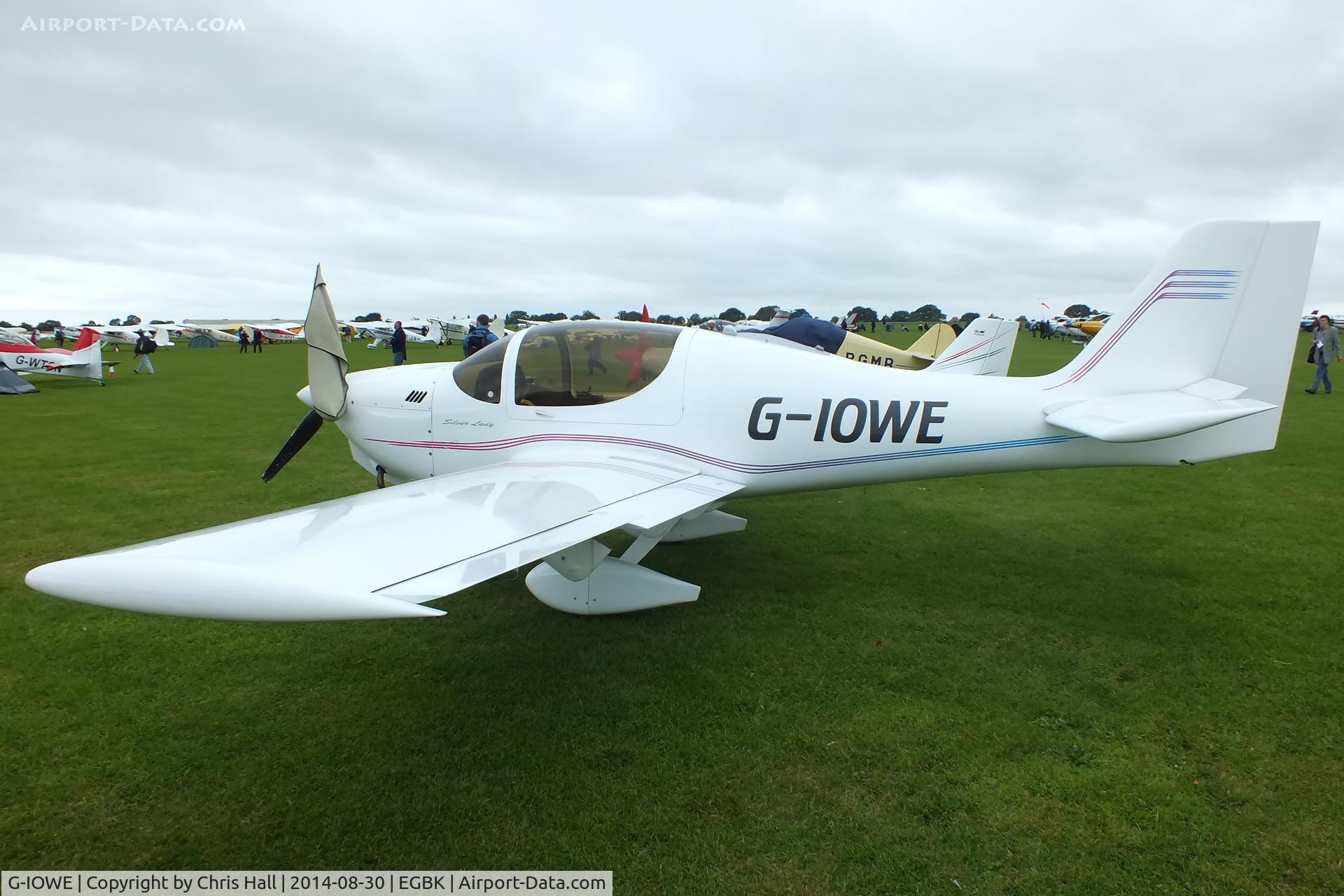 G-IOWE, 2001 Europa XS Tri-Gear C/N PFA 247-13303, at the LAA Rally 2014, Sywell