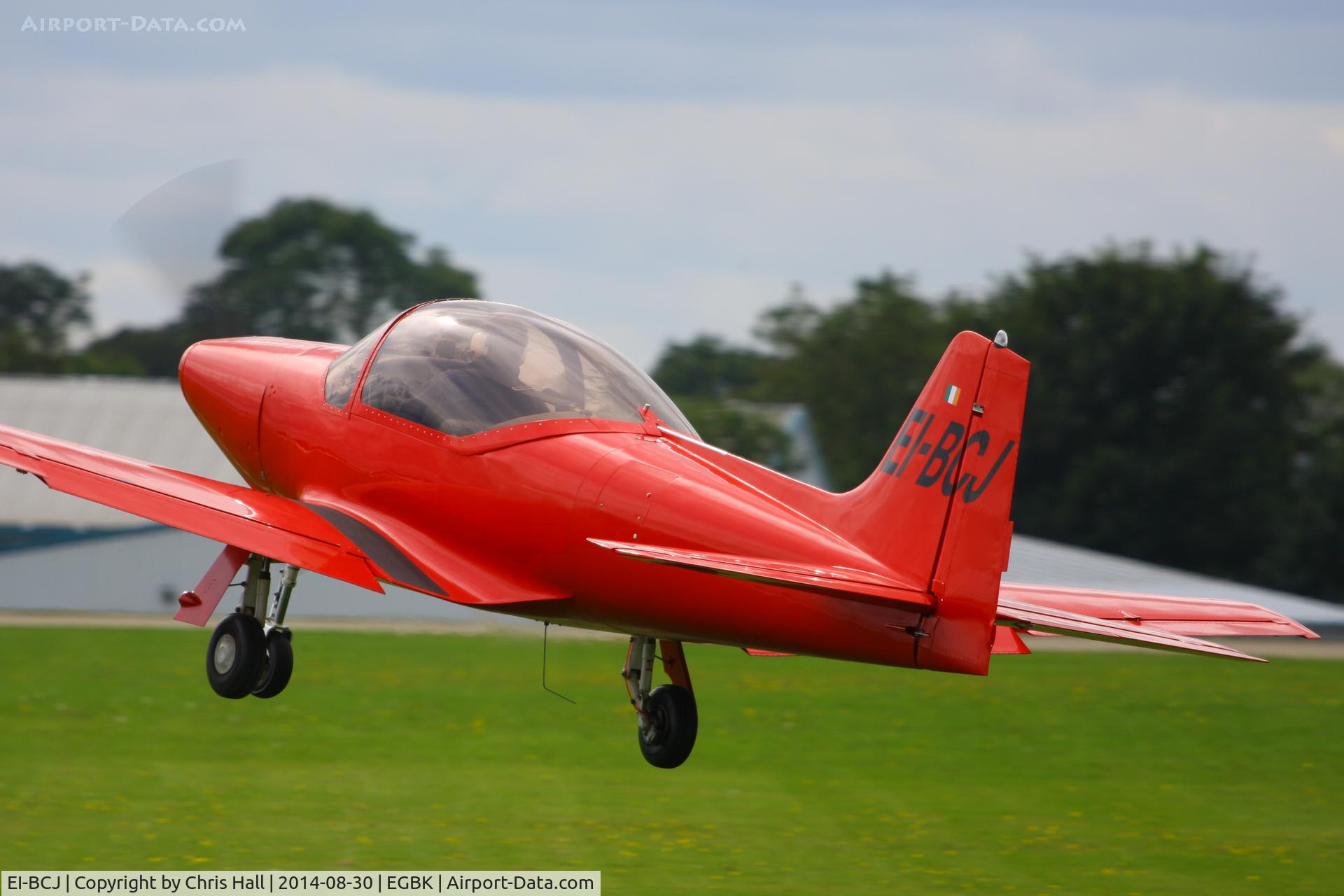 EI-BCJ, 1959 Aeromere F-8L Falco III C/N 204, at the LAA Rally 2014, Sywell
