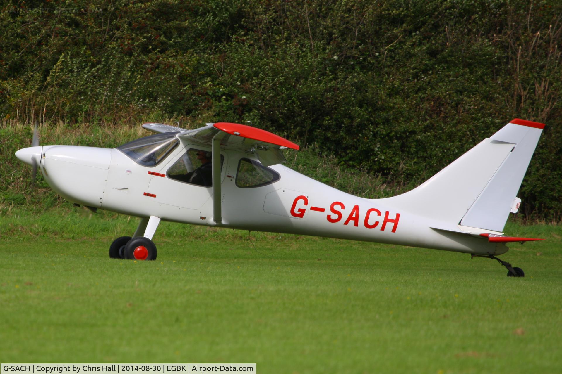 G-SACH, 2002 Stoddard-Hamilton Glastar C/N PFA 295-13088, at the LAA Rally 2014, Sywell