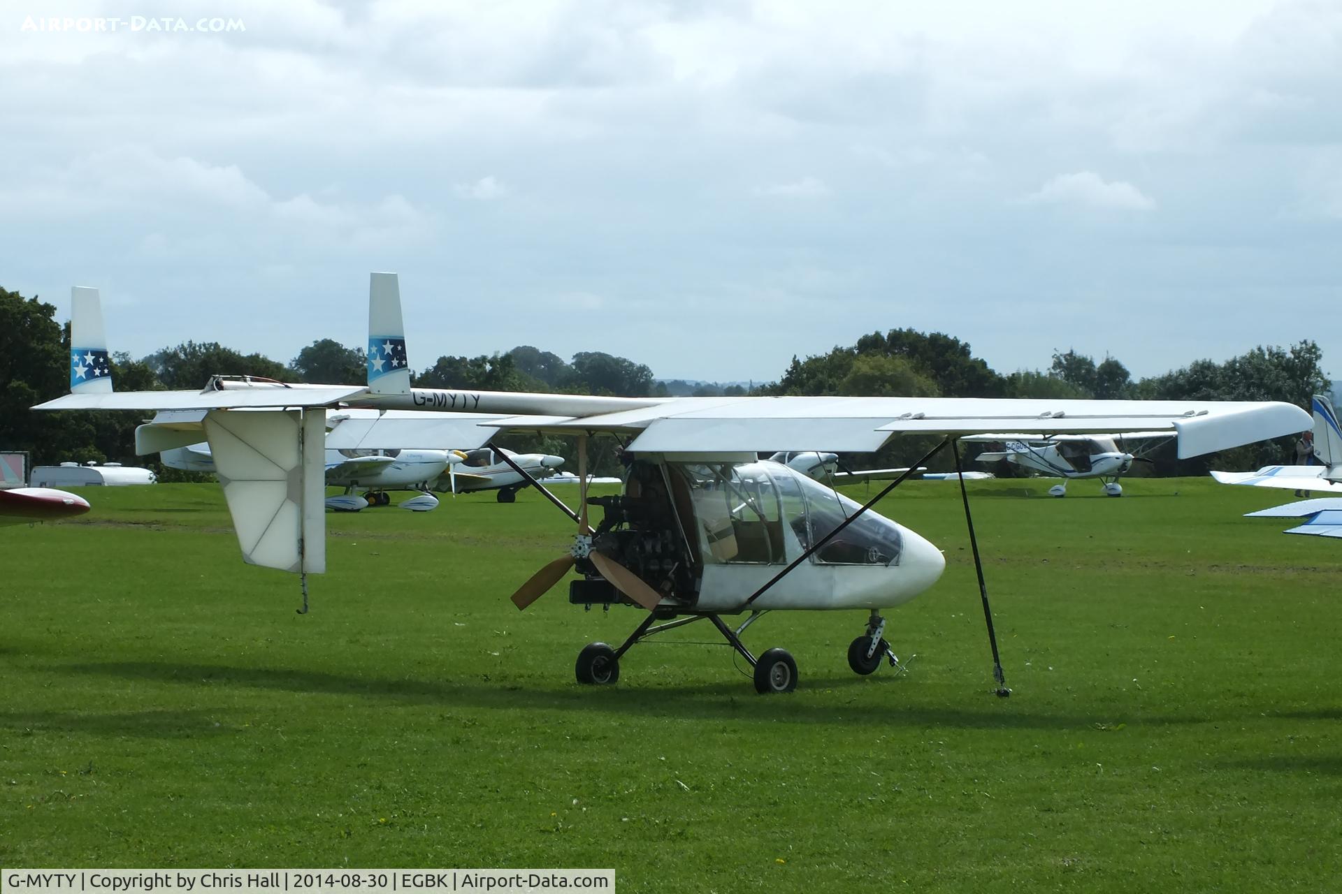 G-MYTY, 1994 CFM Streak Shadow Series M C/N PFA 206-12607, at the LAA Rally 2014, Sywell