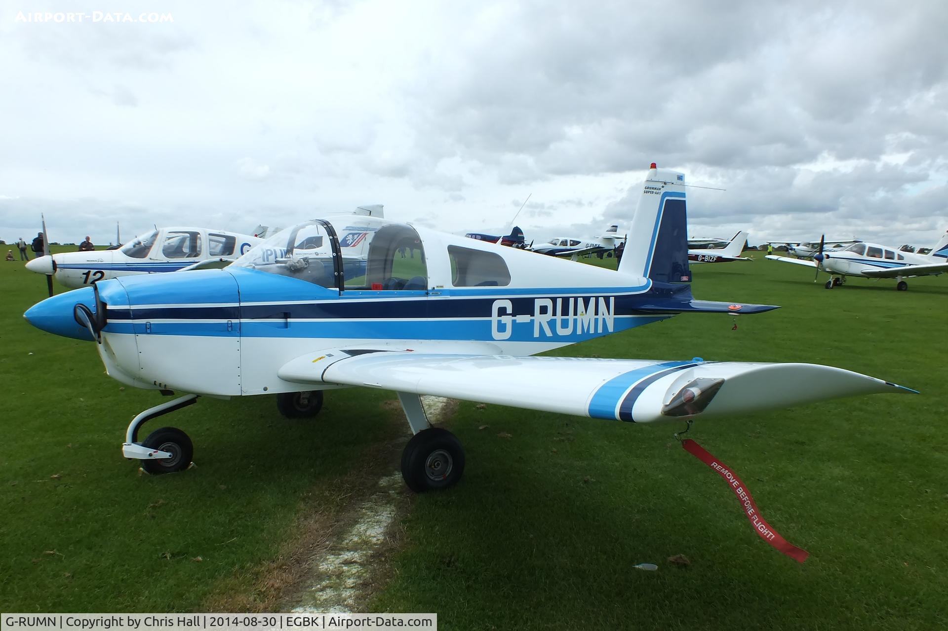 G-RUMN, 1971 American Aviation AA-1A Trainer C/N AA1A-0086, at the LAA Rally 2014, Sywell