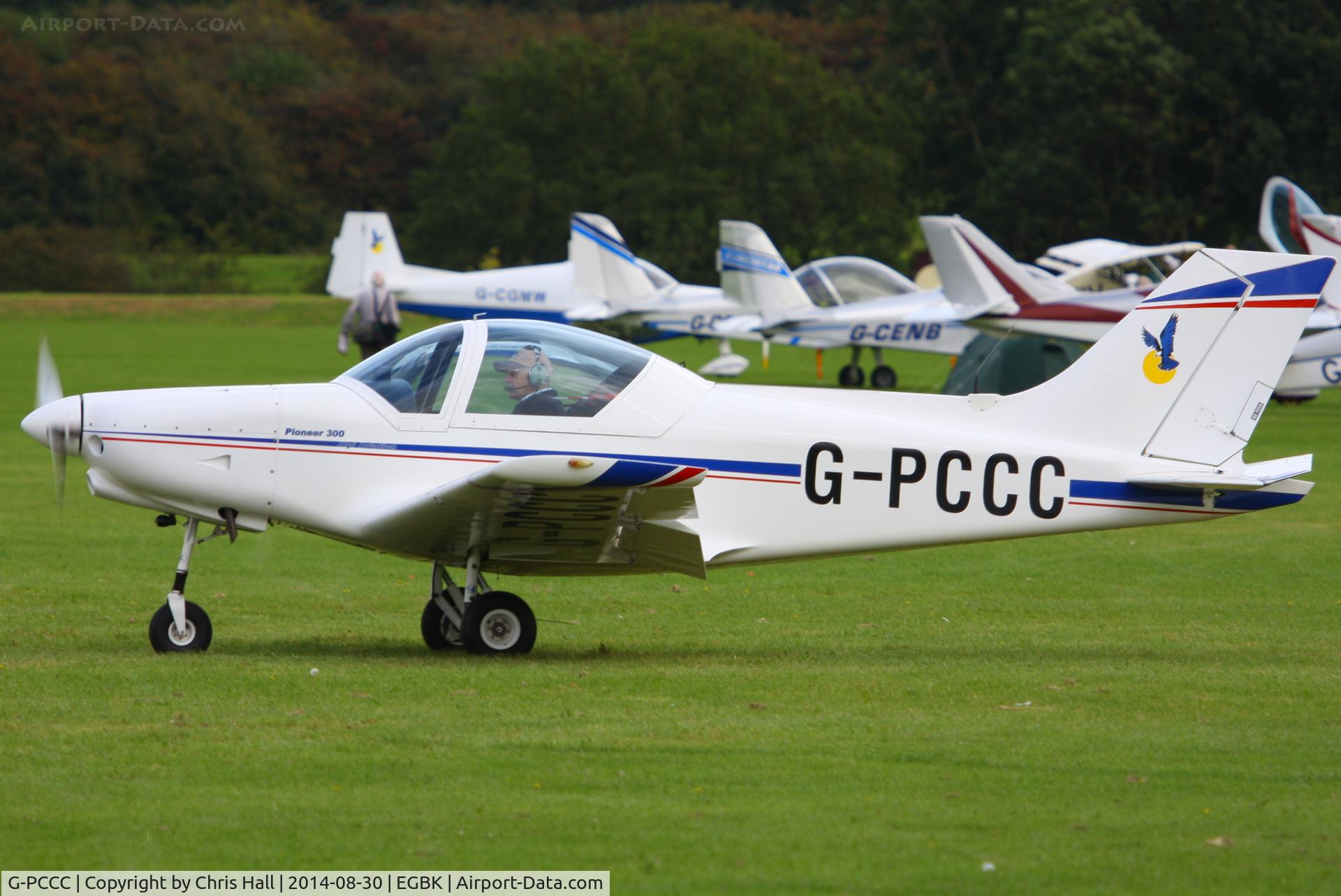 G-PCCC, 2004 Alpi Aviation Pioneer 300 C/N PFA 330-14220, at the LAA Rally 2014, Sywell