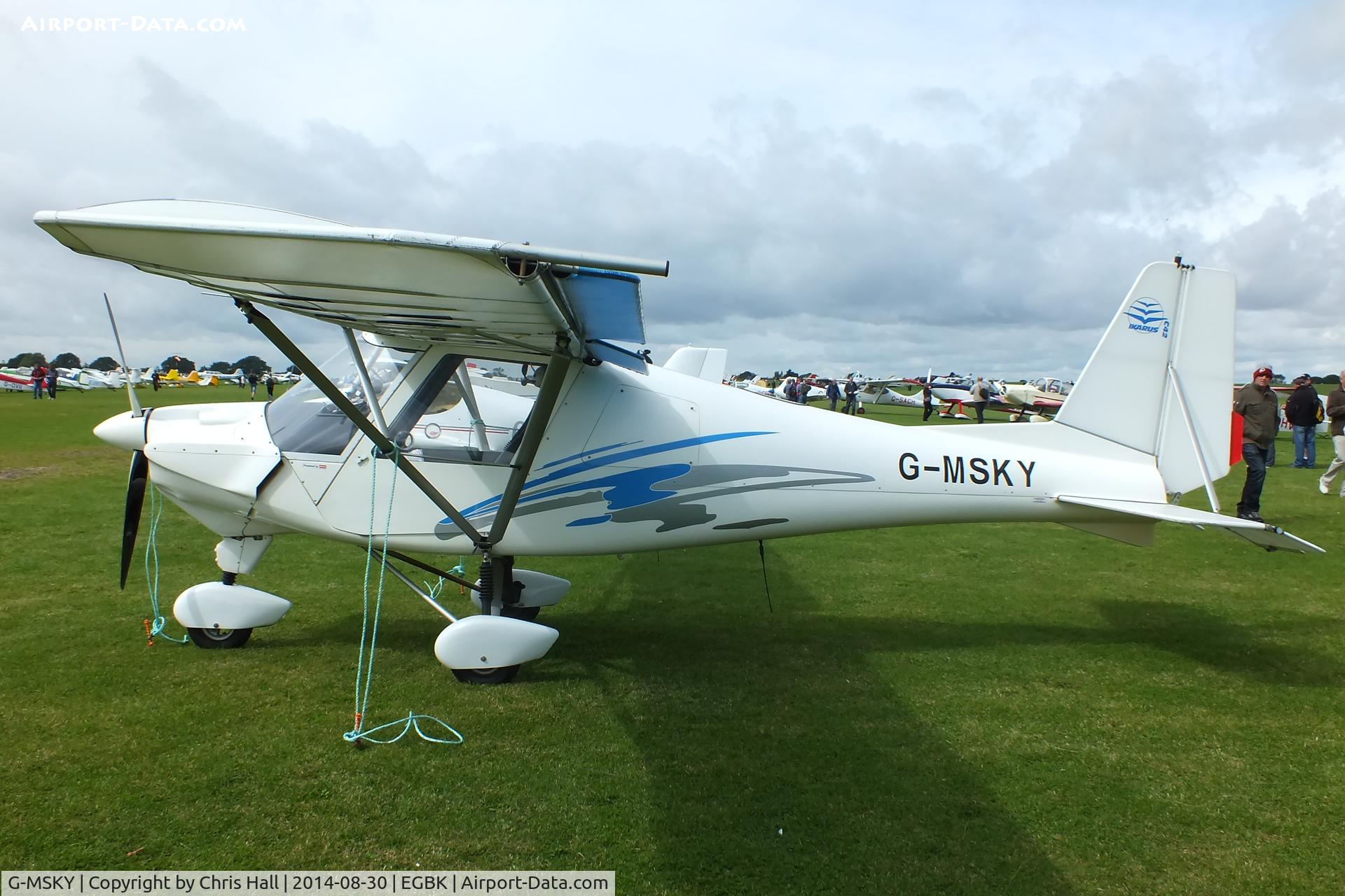 G-MSKY, 2001 Comco Ikarus C42 FB UK C/N PFA 322-13722, at the LAA Rally 2014, Sywell