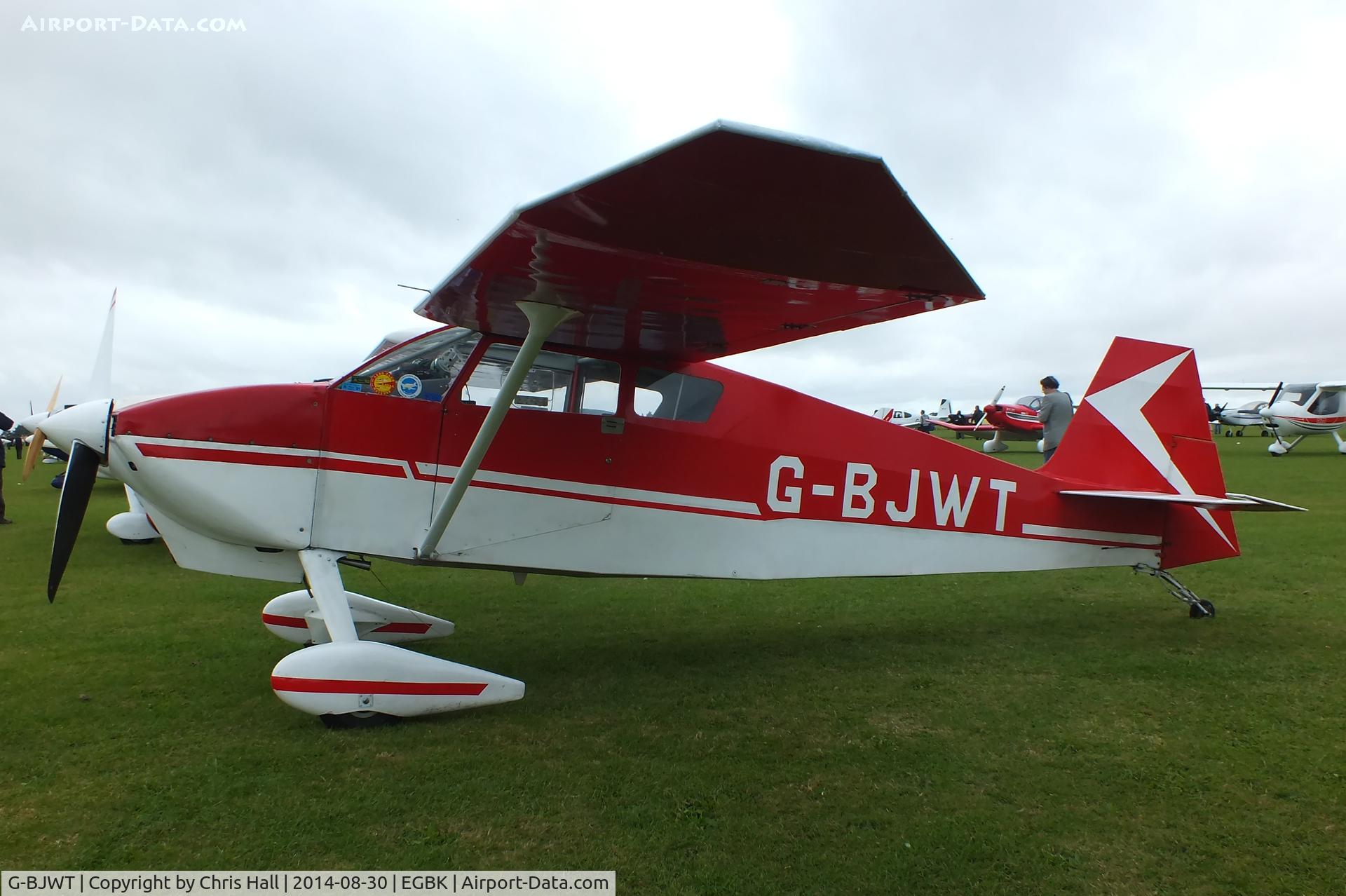 G-BJWT, 1984 Wittman W-10 Tailwind C/N PFA 031-10688, at the LAA Rally 2014, Sywell
