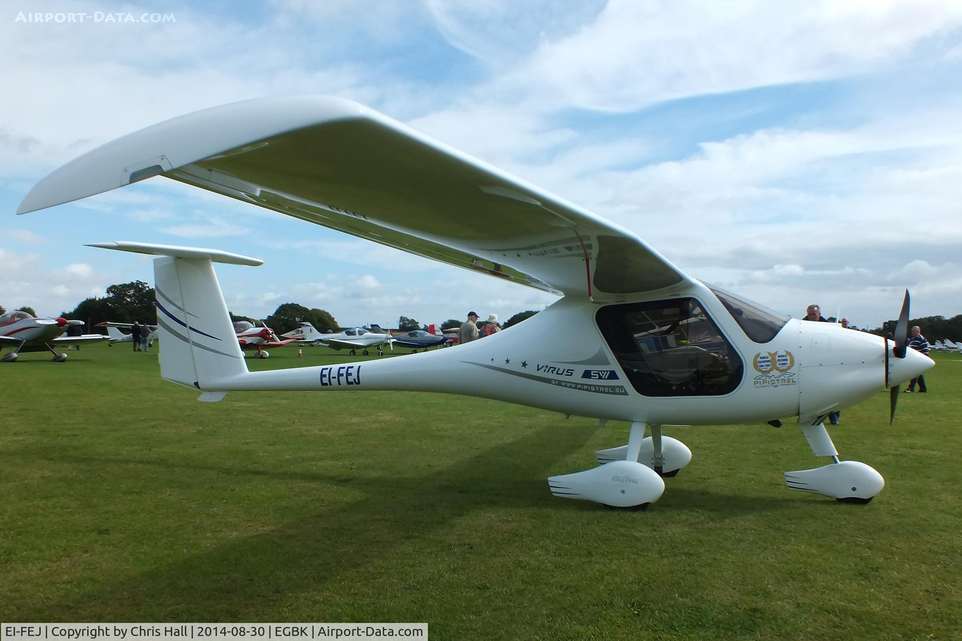 EI-FEJ, 2014 Pipistrel Virus 912 C/N 513SW912UL, at the LAA Rally 2014, Sywell