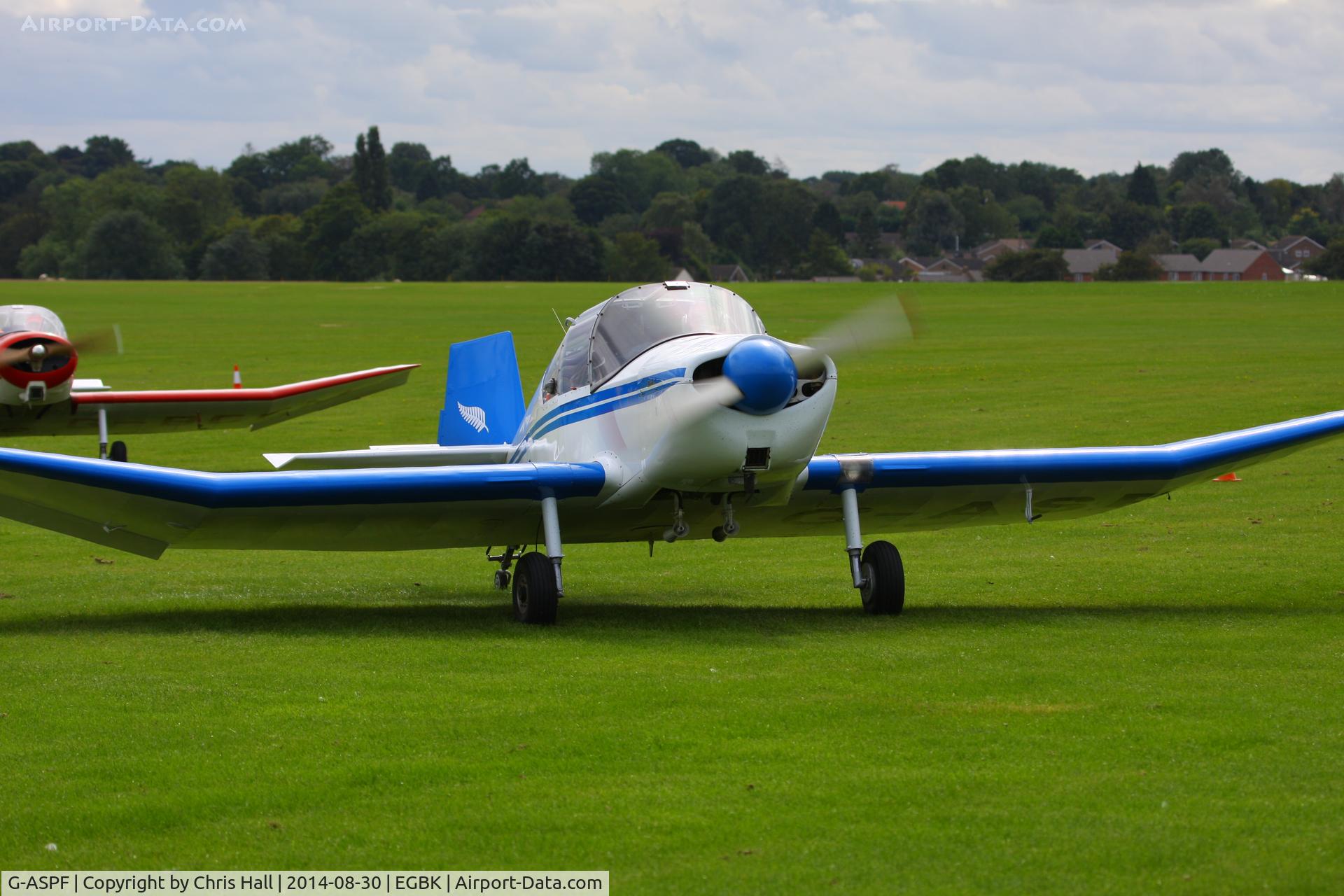 G-ASPF, 1955 Jodel (Wassmer) D-120 Paris-Nice C/N 02, at the LAA Rally 2014, Sywell