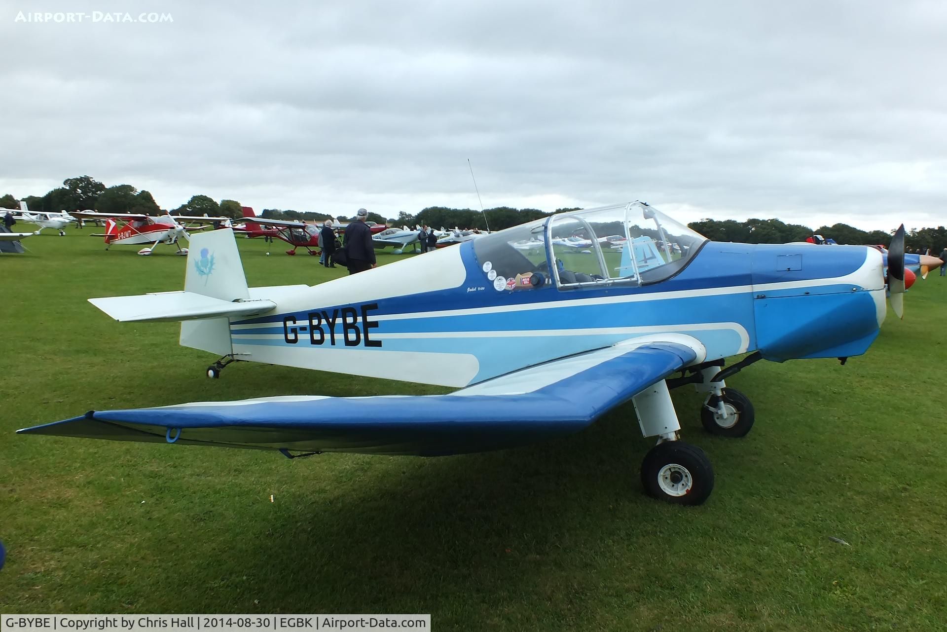 G-BYBE, 1964 Jodel (Wassmer) D-120A Paris-Nice C/N 269, at the LAA Rally 2014, Sywell