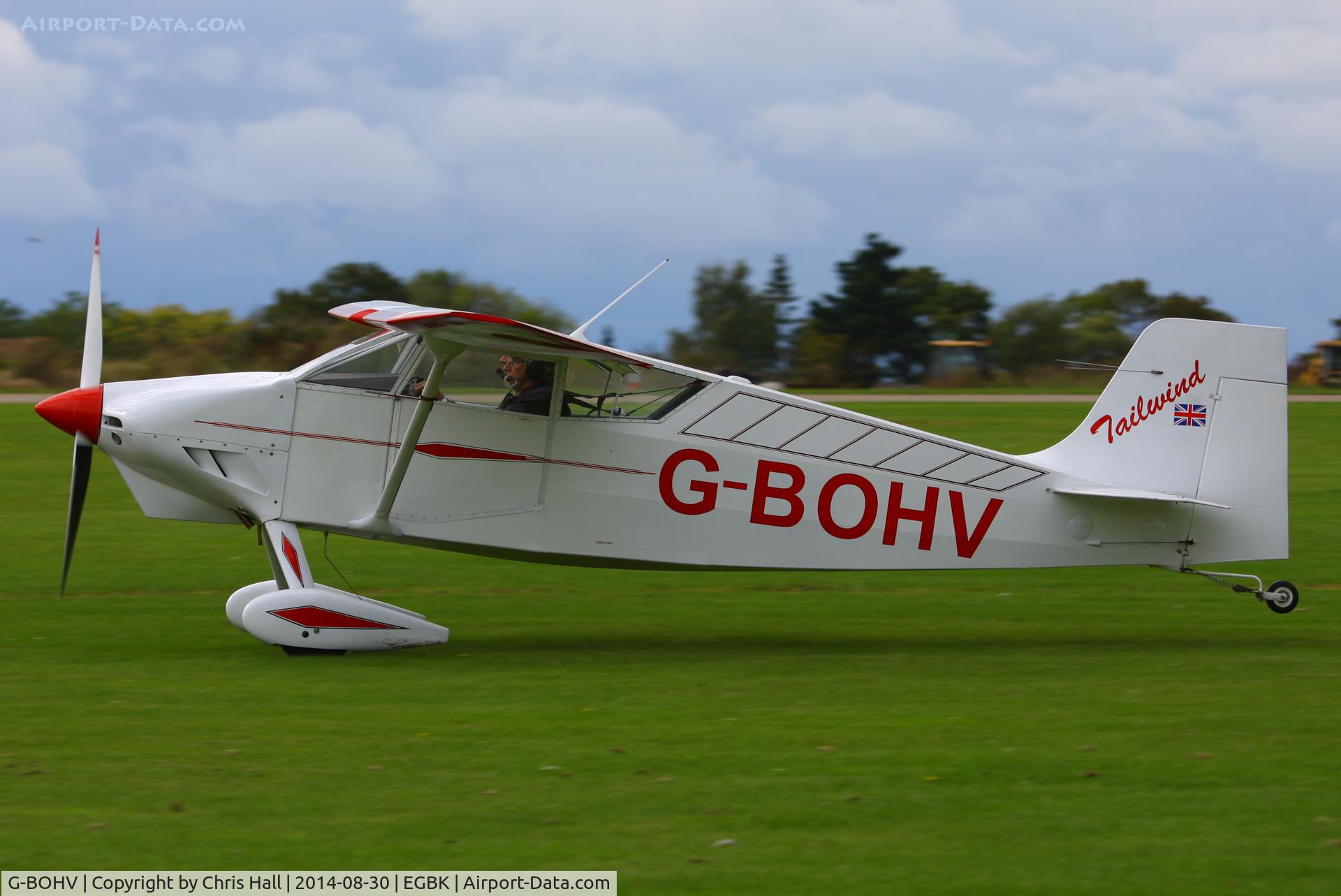 G-BOHV, 1990 Wittman W-8 Tailwind C/N PFA 031-11151, at the LAA Rally 2014, Sywell
