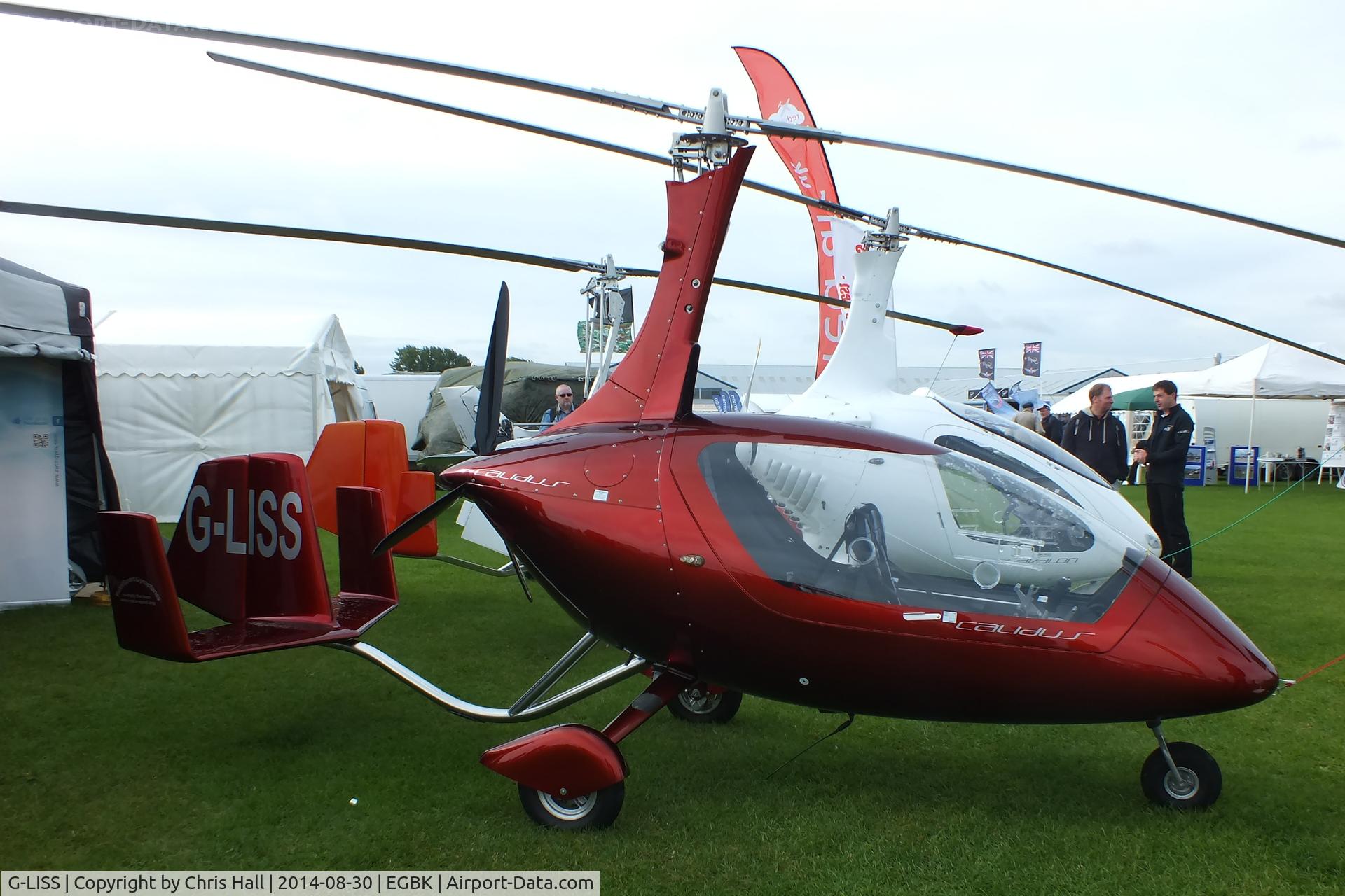 G-LISS, 2011 Rotorsport UK Calidus C/N RSUK/CALS/019, at the LAA Rally 2014, Sywell