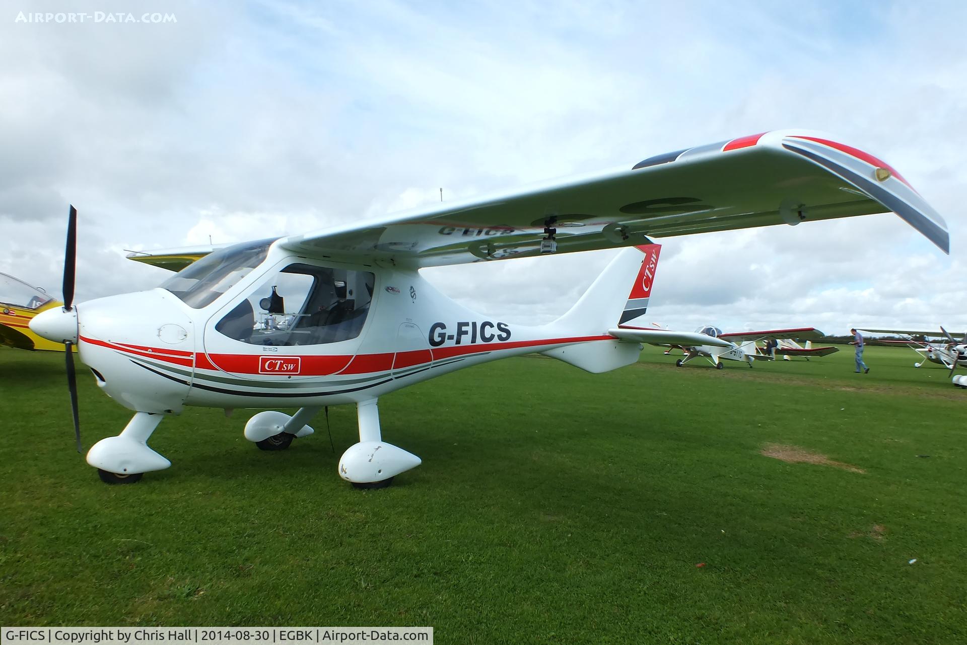 G-FICS, 2007 Flight Design CTSW C/N 8348, at the LAA Rally 2014, Sywell