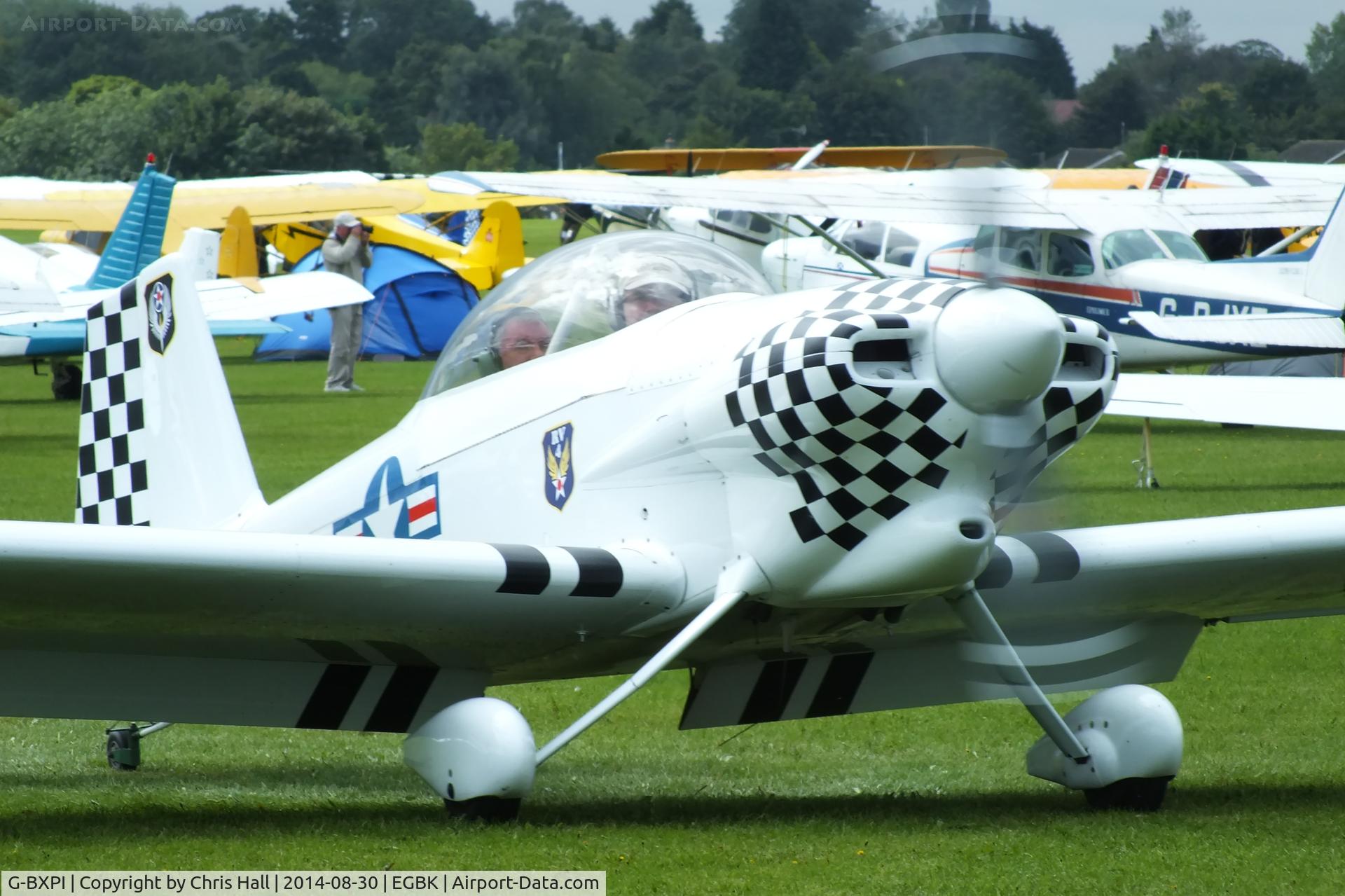 G-BXPI, 1998 Vans RV-4 C/N PFA 181-12426, at the LAA Rally 2014, Sywell