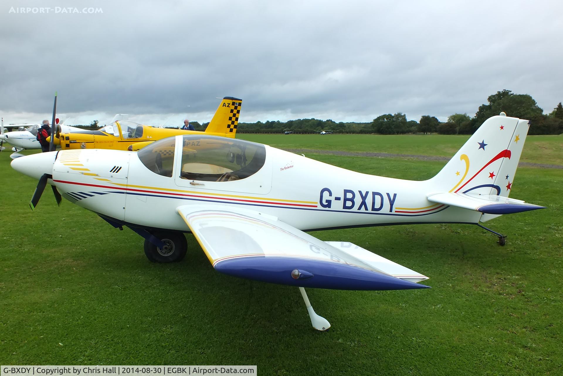 G-BXDY, 1997 Europa Monowheel C/N PFA 247-12914, at the LAA Rally 2014, Sywell