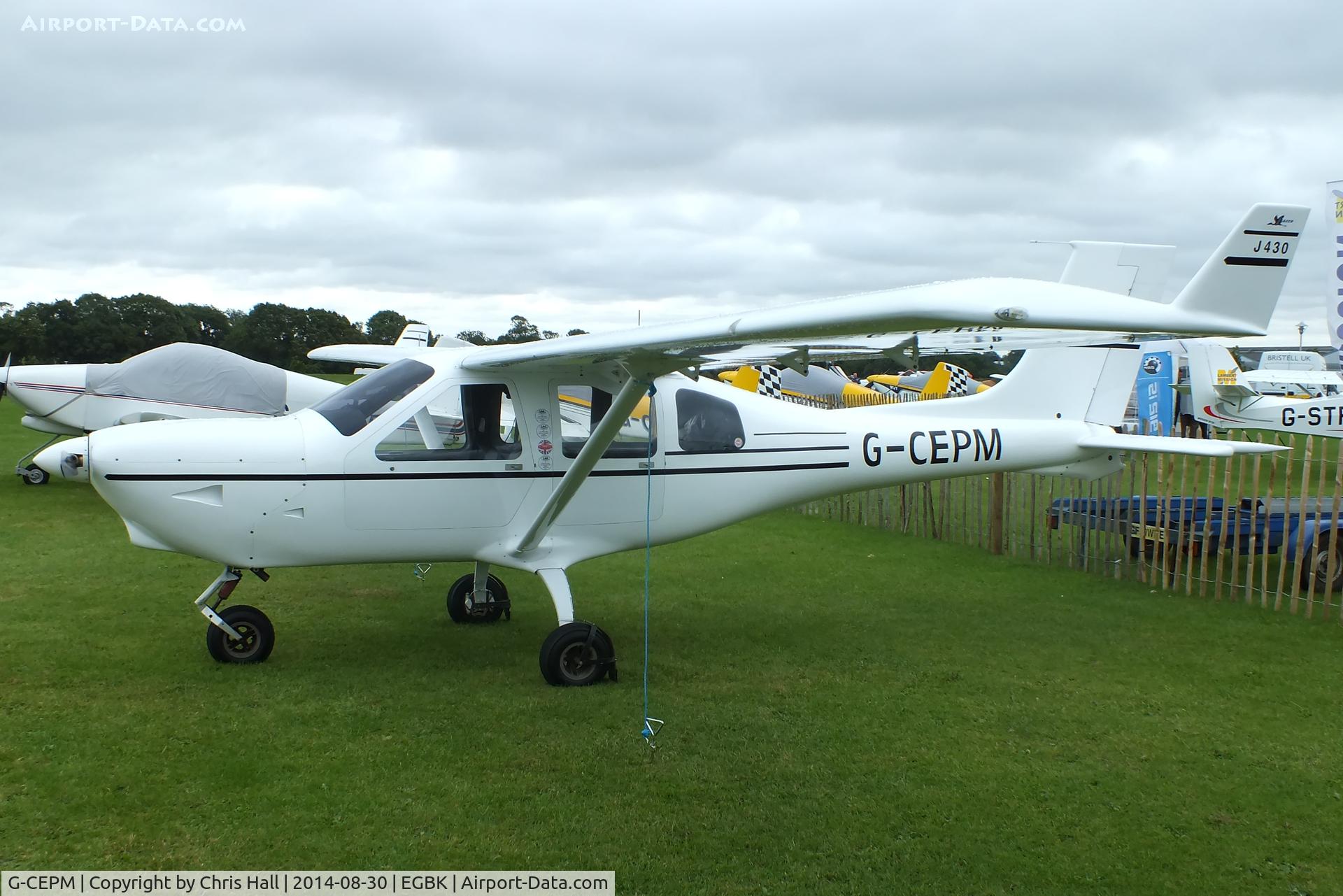 G-CEPM, 2007 Jabiru J430 C/N PFA 336-14517, at the LAA Rally 2014, Sywell