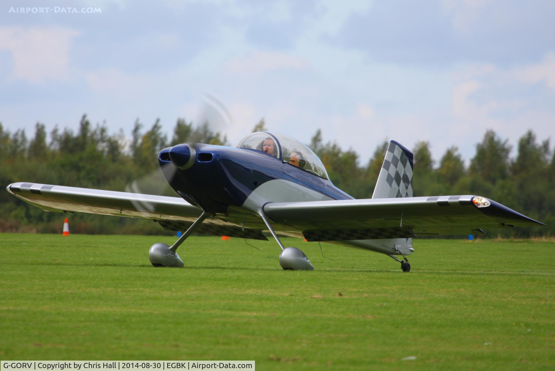G-GORV, 2013 Vans RV-8 C/N LAA 303-14847, at the LAA Rally 2014, Sywell
