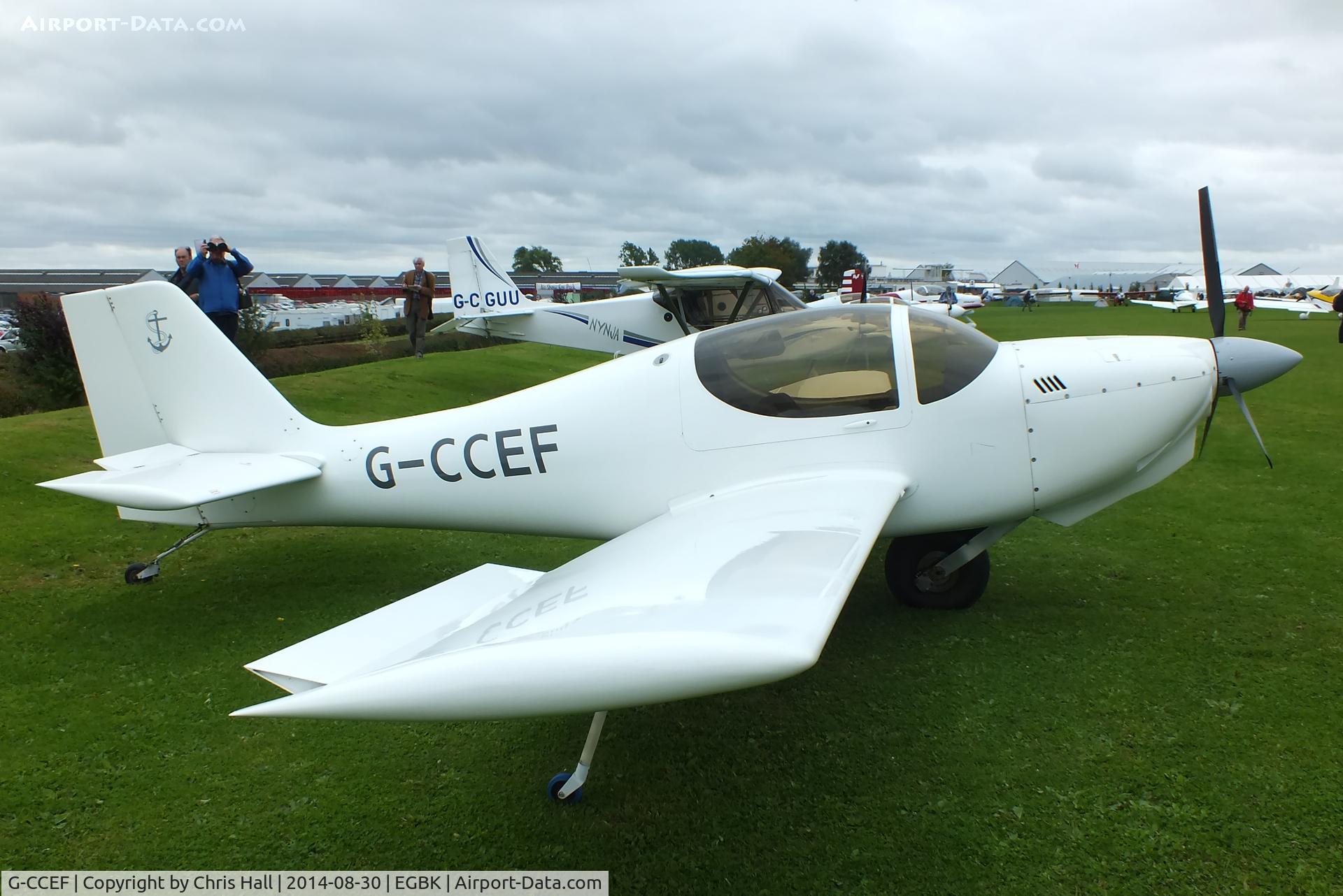 G-CCEF, 2004 Europa Monowheel C/N PFA 247-13038, at the LAA Rally 2014, Sywell
