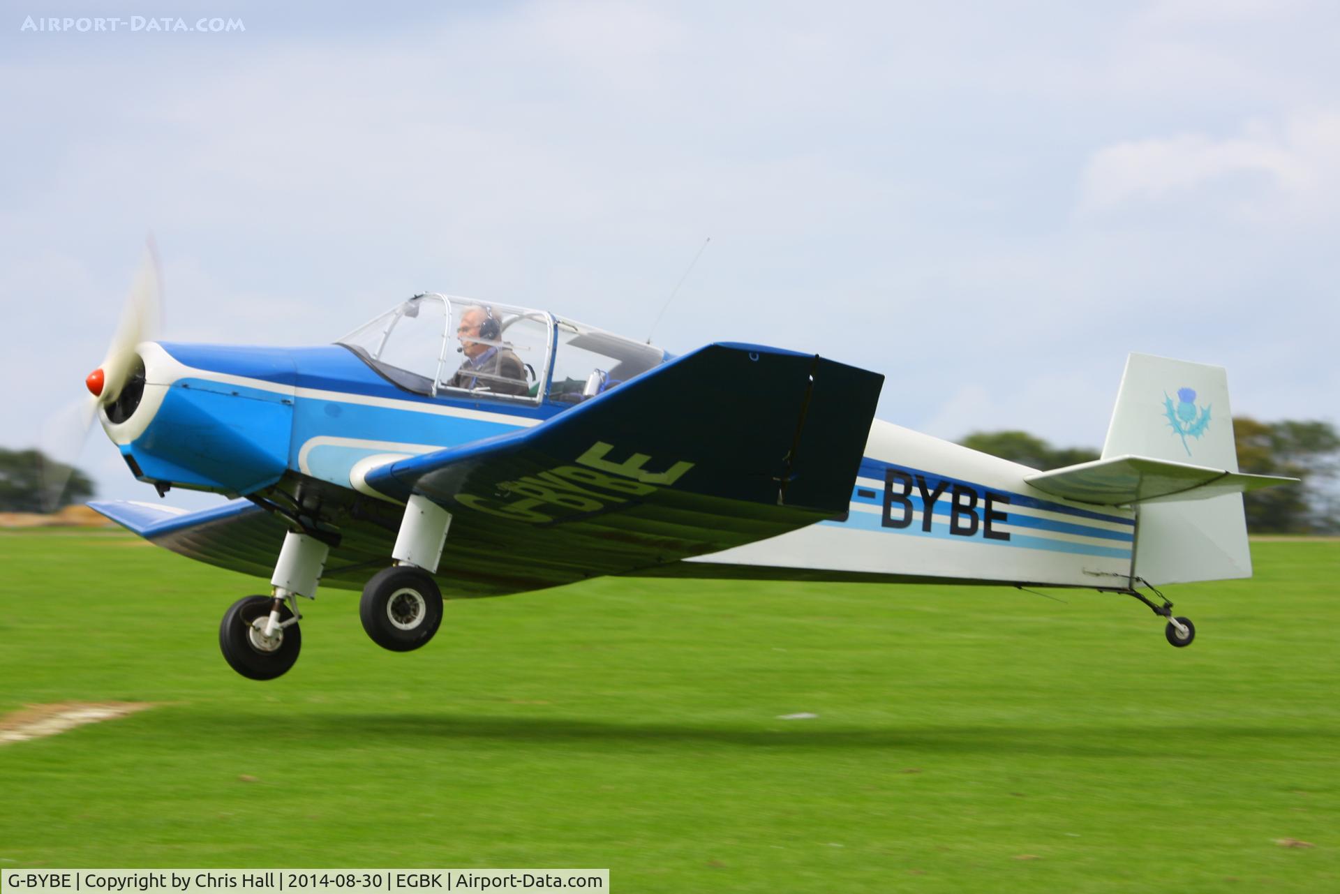 G-BYBE, 1964 Jodel (Wassmer) D-120A Paris-Nice C/N 269, at the LAA Rally 2014, Sywell
