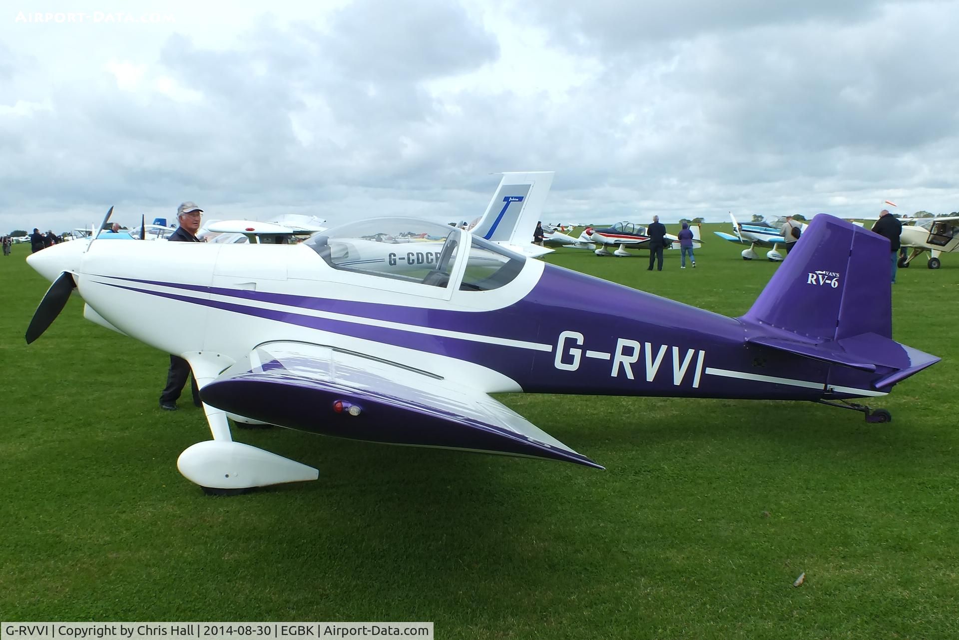 G-RVVI, 2000 Vans RV-6 C/N PFA 181-12418, at the LAA Rally 2014, Sywell