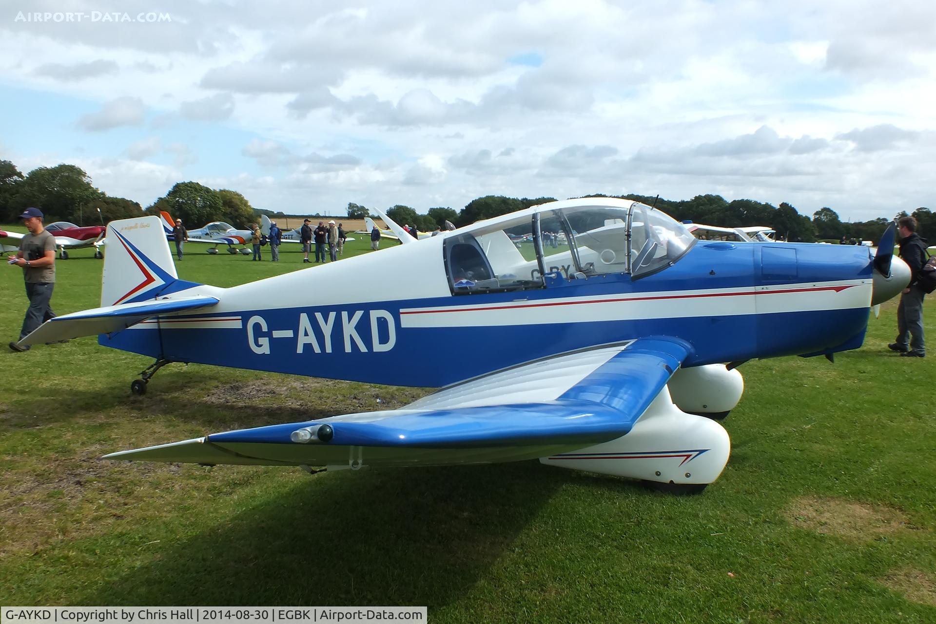 G-AYKD, 1962 Jodel DR-1050 Ambassadeur C/N 351, at the LAA Rally 2014, Sywell