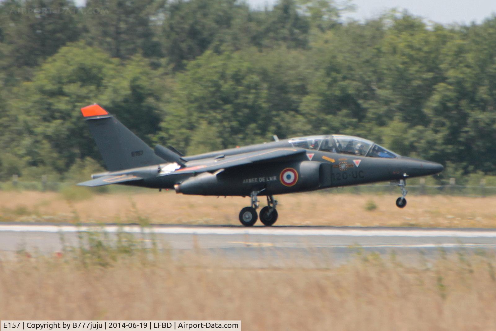E157, Dassault-Dornier Alpha Jet E C/N E157, at Bordeau