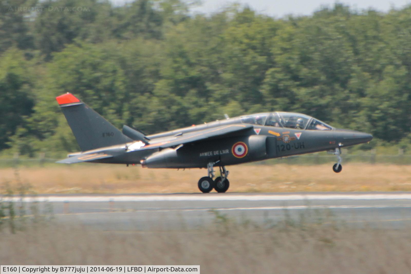 E160, Dassault-Dornier Alpha Jet E C/N E160, at Bordeau
