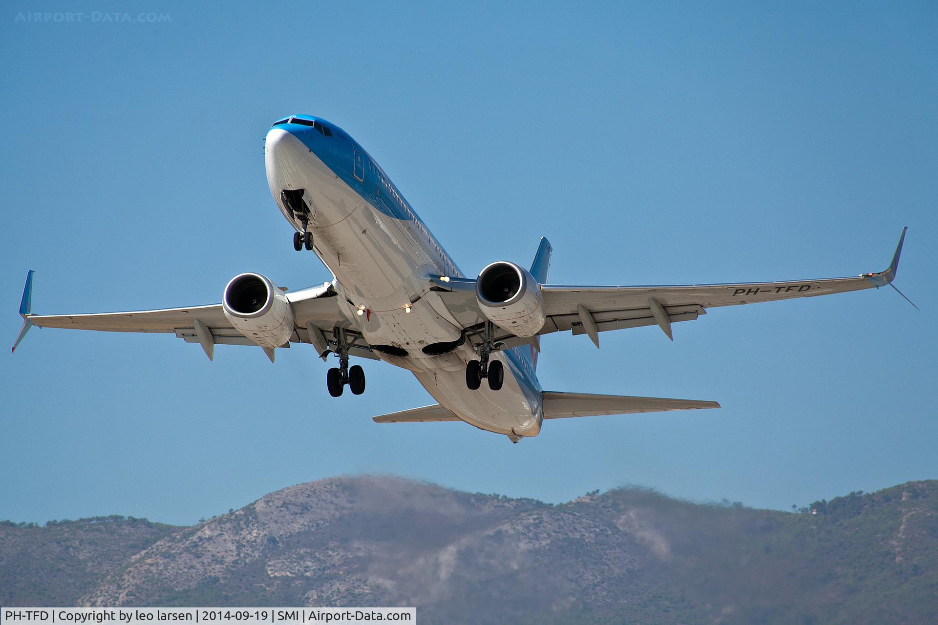 PH-TFD, 2011 Boeing 737-86N C/N 38014, PH-TFD Samos 19.9.14 with new split Scimitar
Winglets