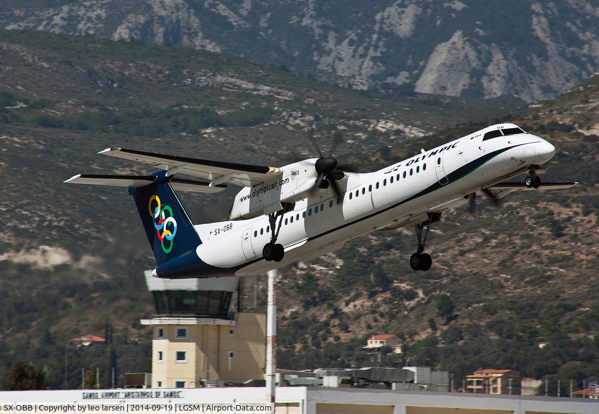 SX-OBB, 2009 Bombardier DHC-8-402 Dash 8 C/N 4268, Samos 19.9.14