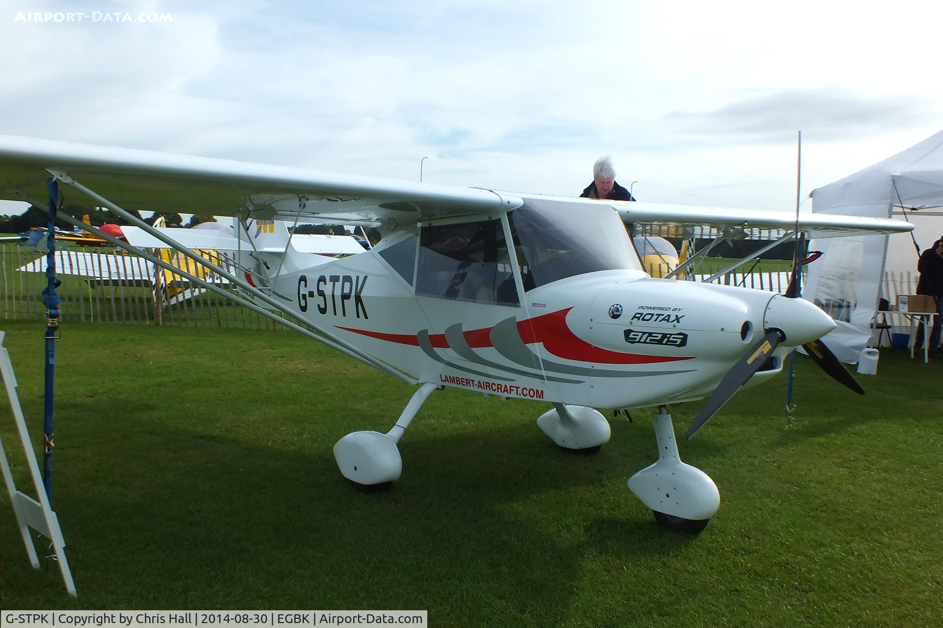 G-STPK, 2012 Lambert Mission M108 C/N LAA 370-15092, at the LAA Rally 2014, Sywell
