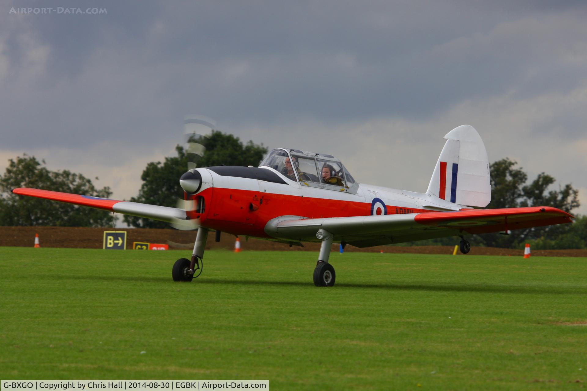G-BXGO, 1950 De Havilland DHC-1 Chipmunk T.10 C/N C1/0097, at the LAA Rally 2014, Sywell
