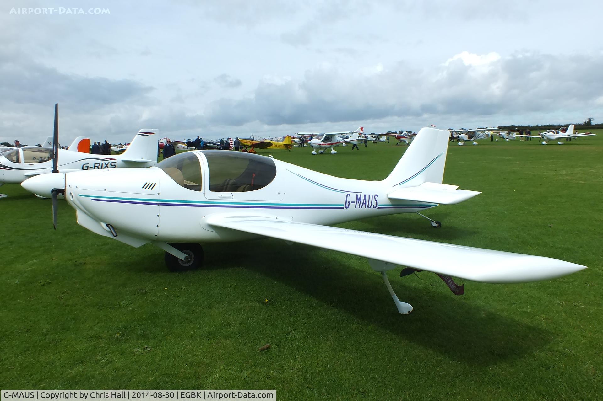 G-MAUS, 2005 Europa Monowheel C/N PFA 247-12651, at the LAA Rally 2014, Sywell