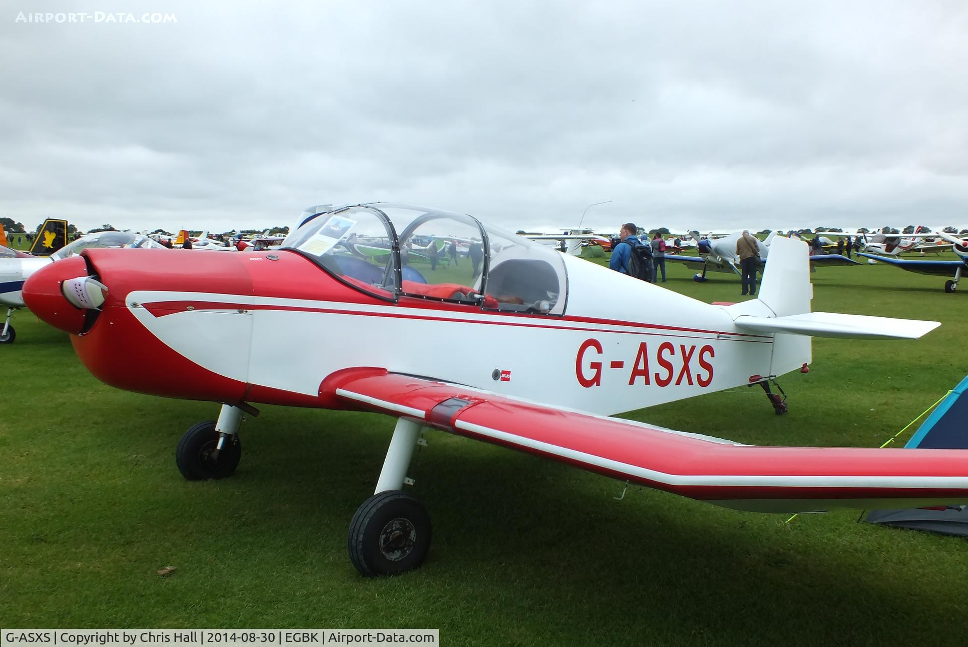 G-ASXS, 1960 SAN Jodel DR-1050 Ambassadeur C/N 133, at the LAA Rally 2014, Sywell