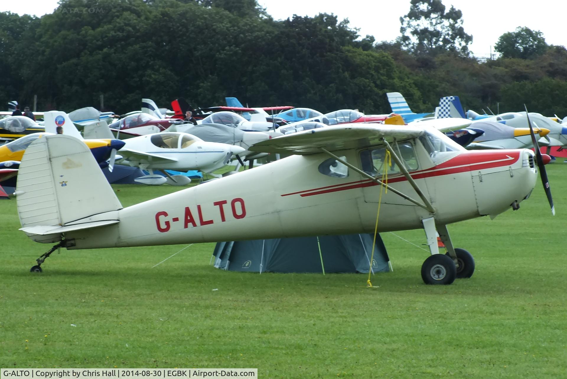 G-ALTO, 1948 Cessna 140 C/N 14253, at the LAA Rally 2014, Sywell