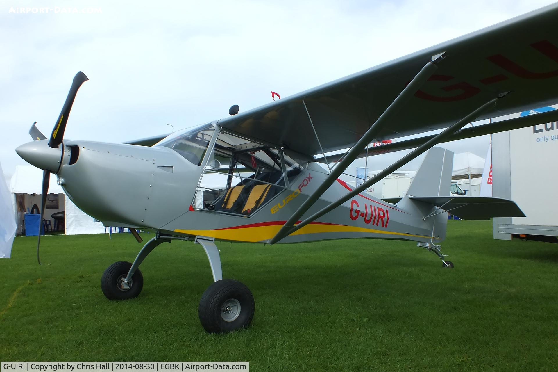 G-UIRI, 2013 Aeropro Eurofox 912 C/N LAA 376-15195, at the LAA Rally 2014, Sywell
