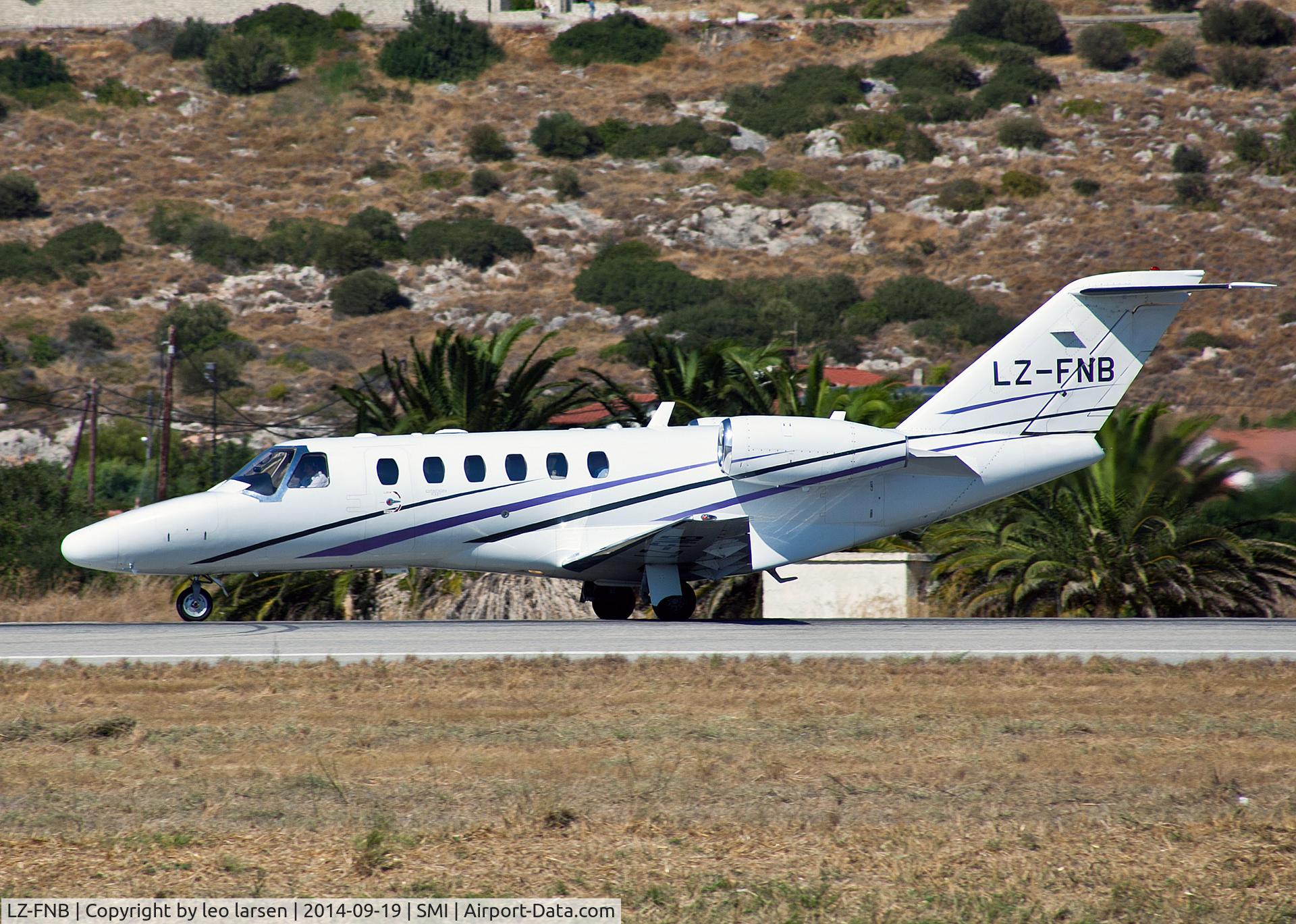 LZ-FNB, 2008 Cessna 525A CitationJet CJ2+ C/N 525A-0398, Samos 19.9.14