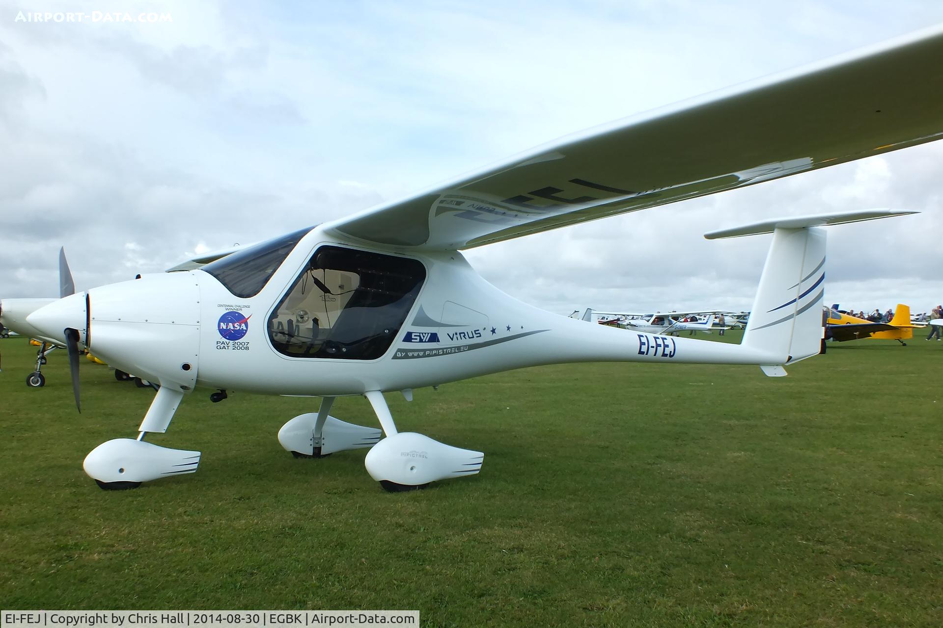 EI-FEJ, 2014 Pipistrel Virus 912 C/N 513SW912UL, at the LAA Rally 2014, Sywell