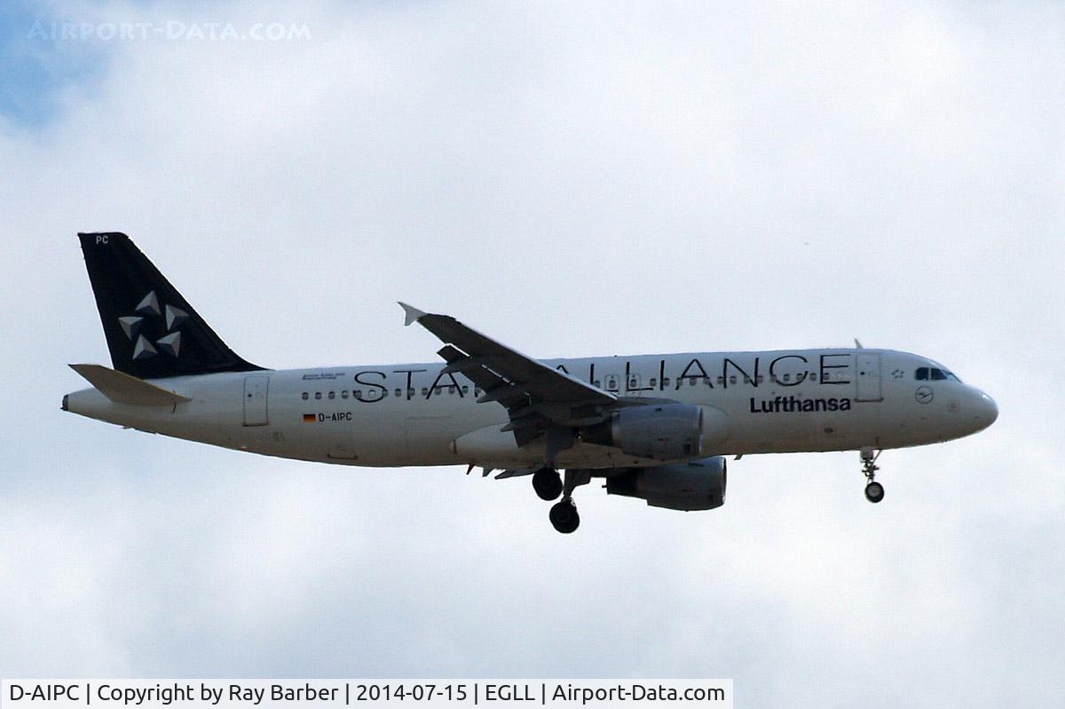 D-AIPC, 1989 Airbus A320-211 C/N 0071, Airbus A320-211 [0071] (Lufthansa) Home~G 15/07/2014. On approach 27L in 