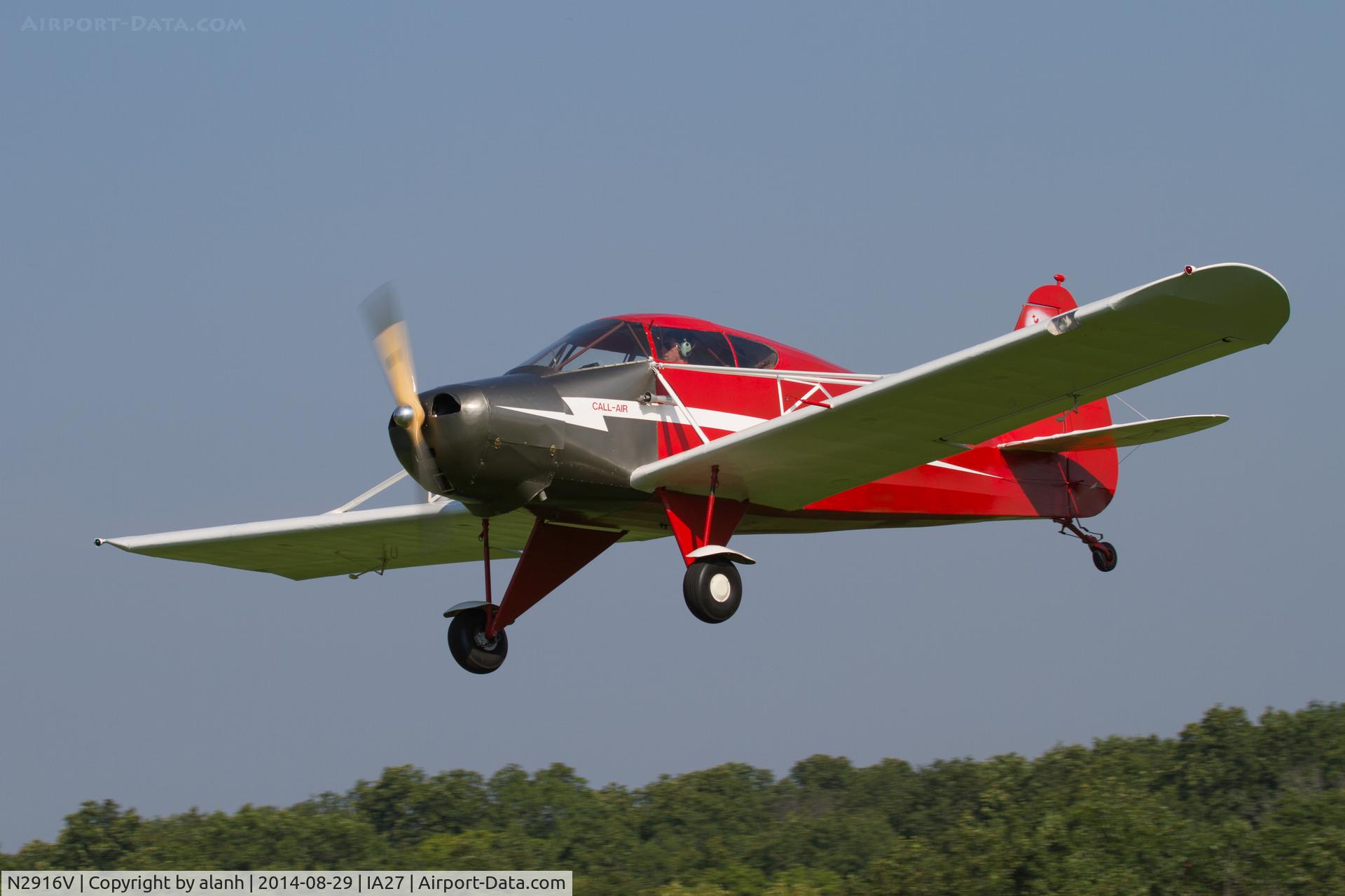 N2916V, 1951 Callair A-2 C/N 132, At Antique Airfield, Blakesburg