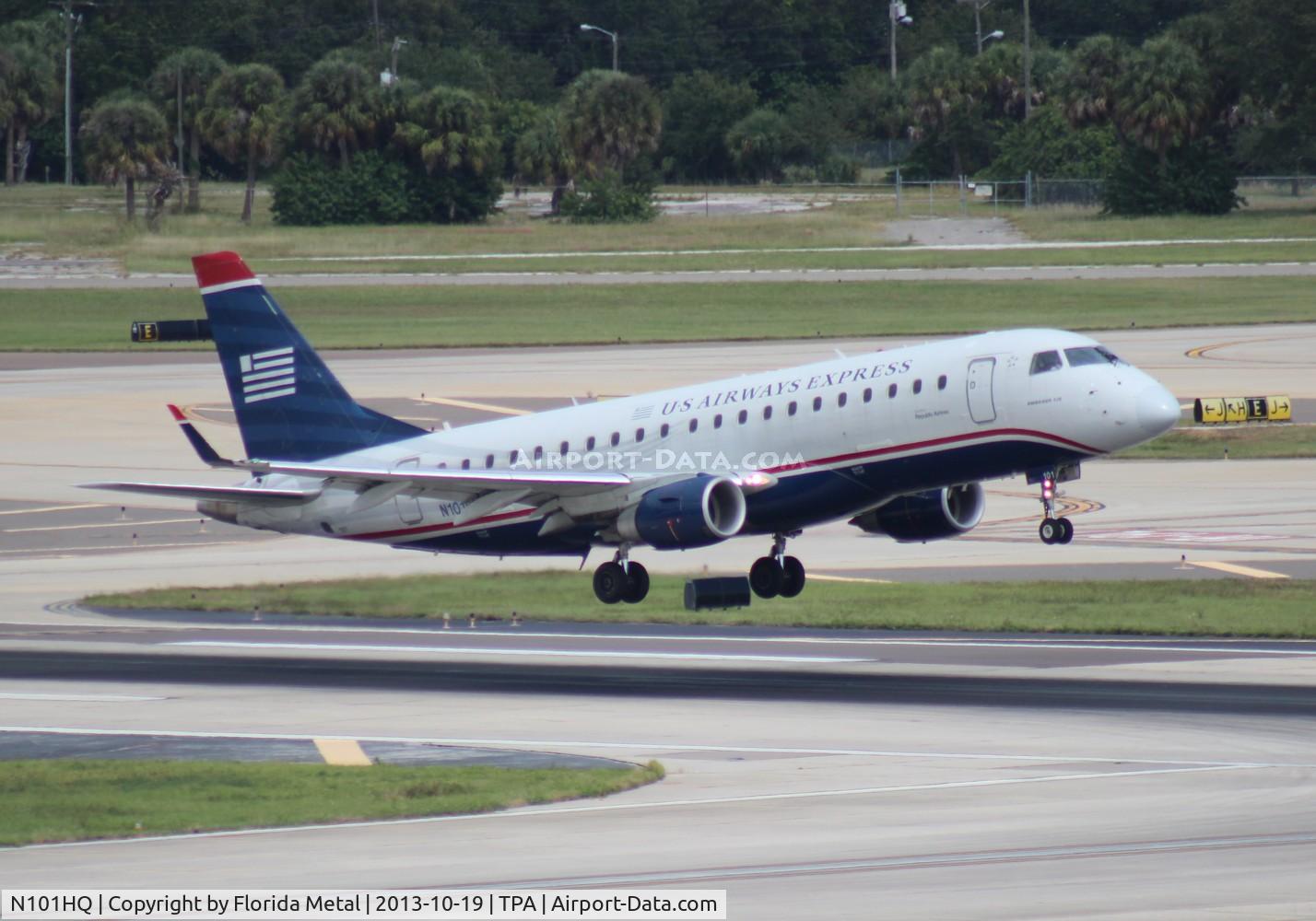 N101HQ, 2007 Embraer 175LR (ERJ-170-200LR) C/N 17000156, US Airways E175