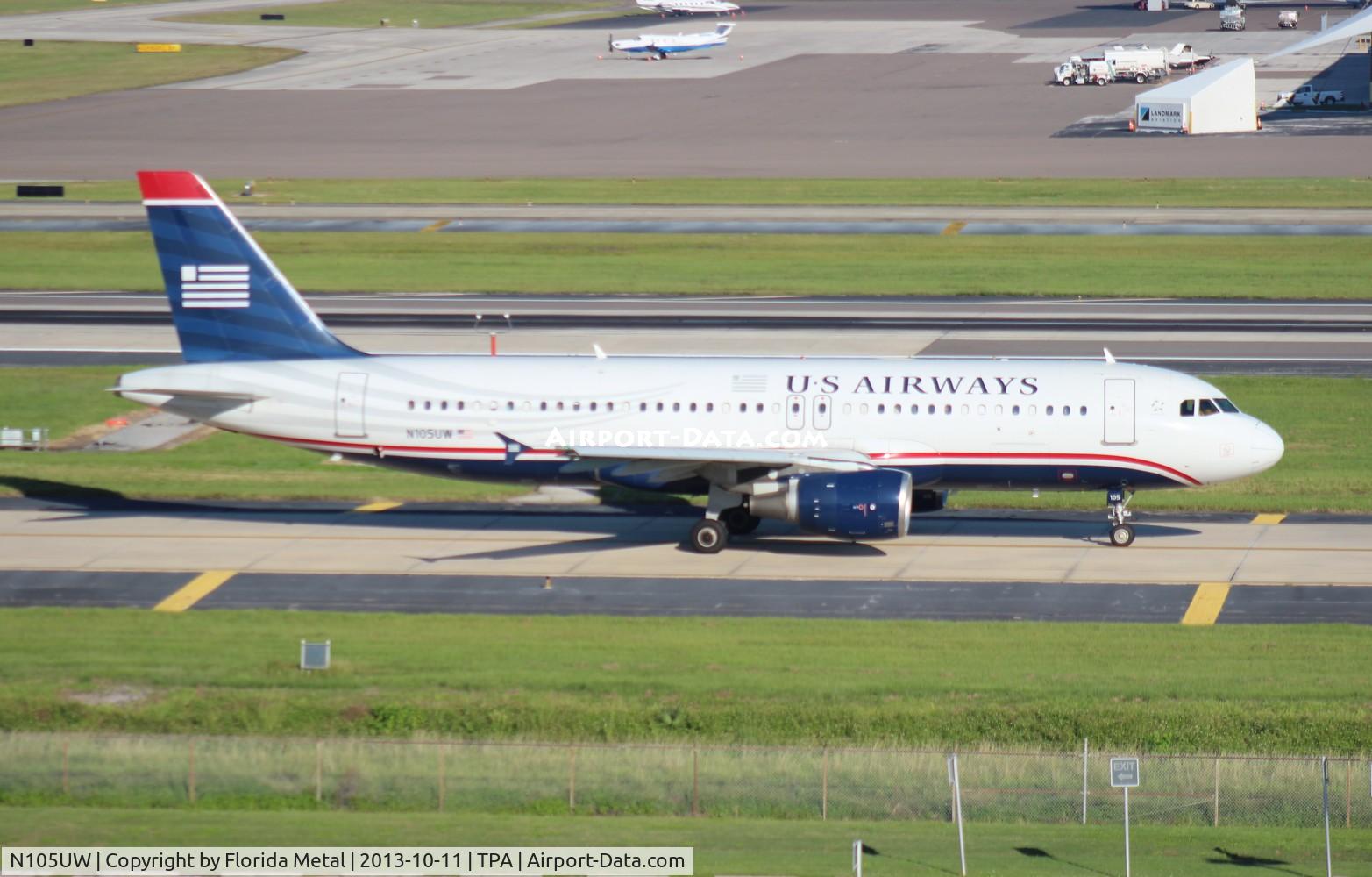 N105UW, 1999 Airbus A320-214 C/N 0868, US Airways A320