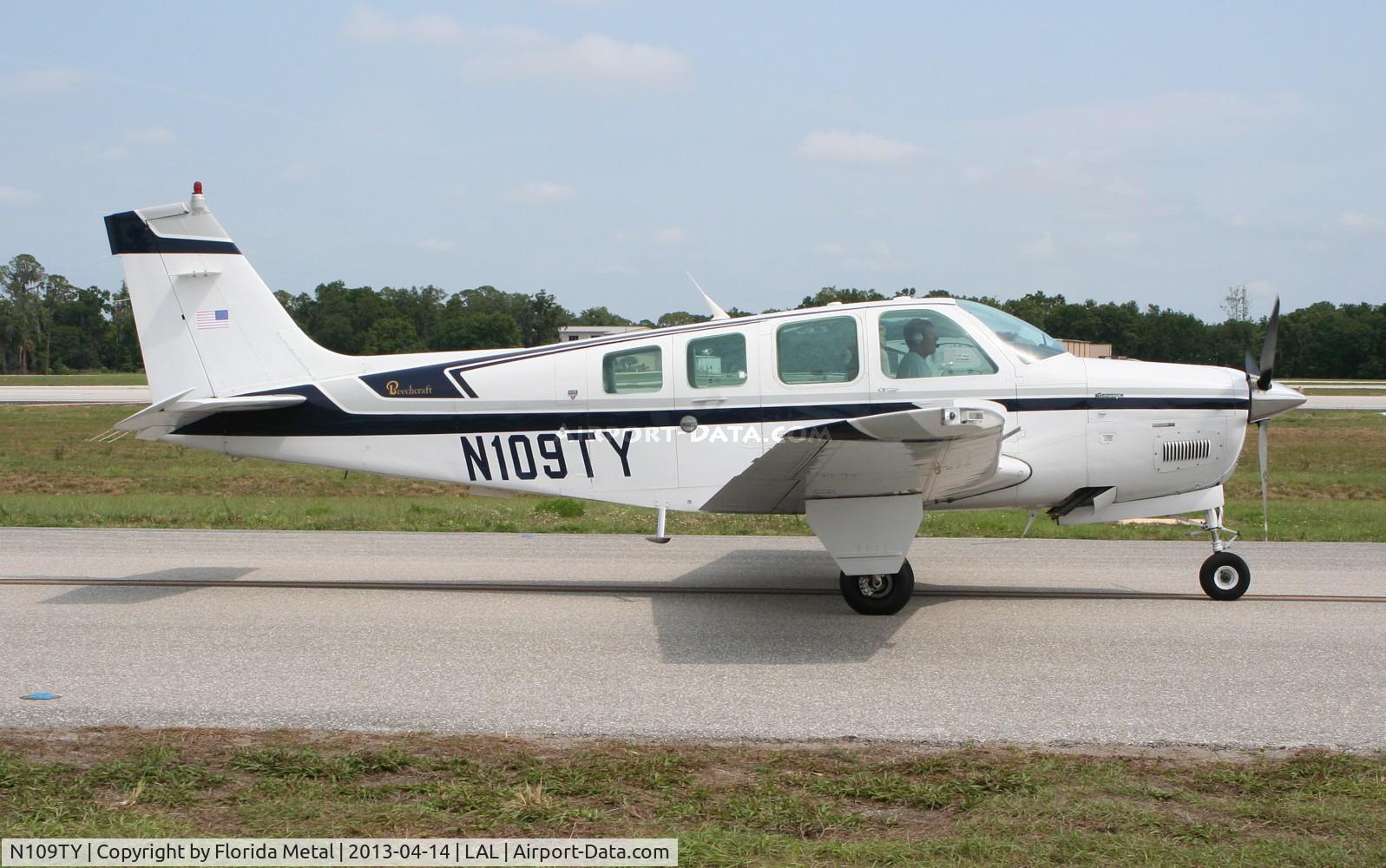 N109TY, 1985 Beech A36 Bonanza 36 C/N E-2235, Beech A36