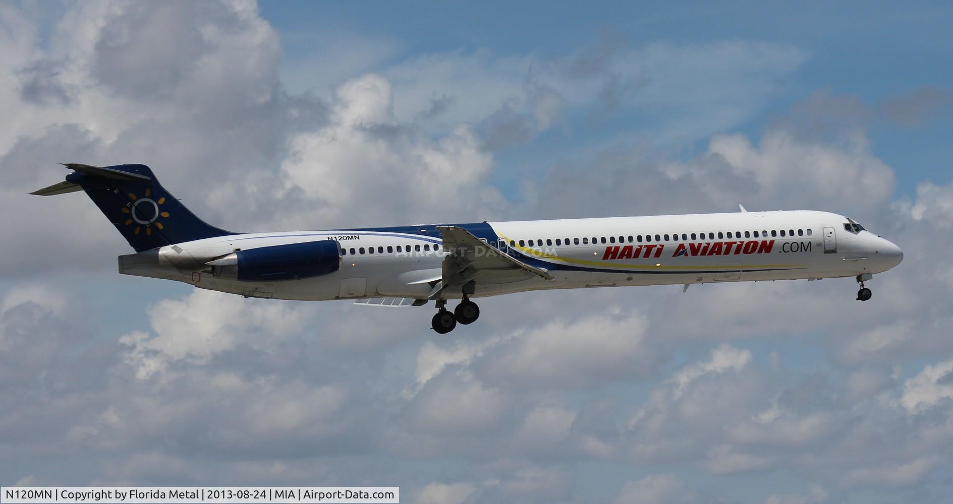 N120MN, 1992 McDonnell Douglas MD-83 C/N 53120, Haiti Aviation MD-83