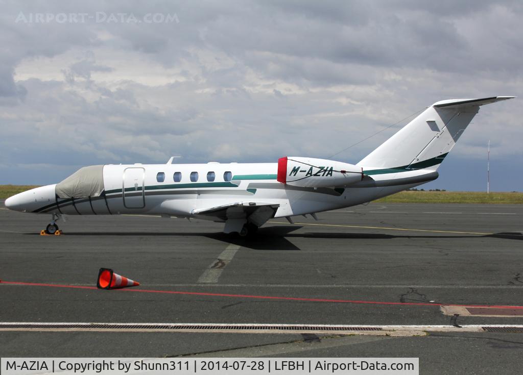M-AZIA, 2010 Cessna 525C CitationJet CJ4 C/N 525C-0009, Parked near the Control Tower...