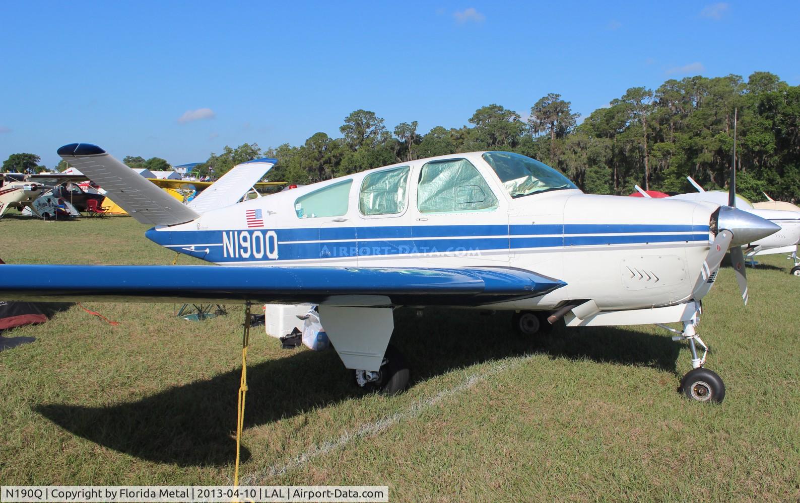 N190Q, 1964 Beech S35 Bonanza C/N D-7551, Beech Bonanza 35